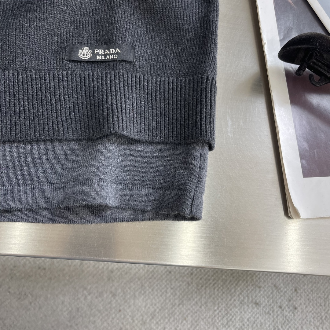 Prada Couple Basic Clothing Wool S-m-l-xl