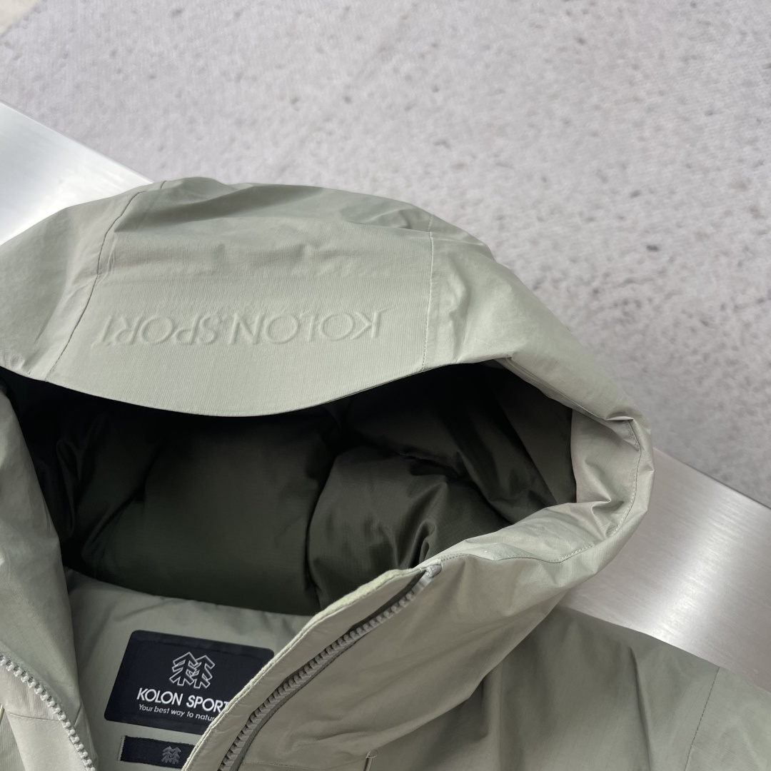 Kolon Sport Couple Down Jacket Goose Down Hooded S-m-l-xl-xxl