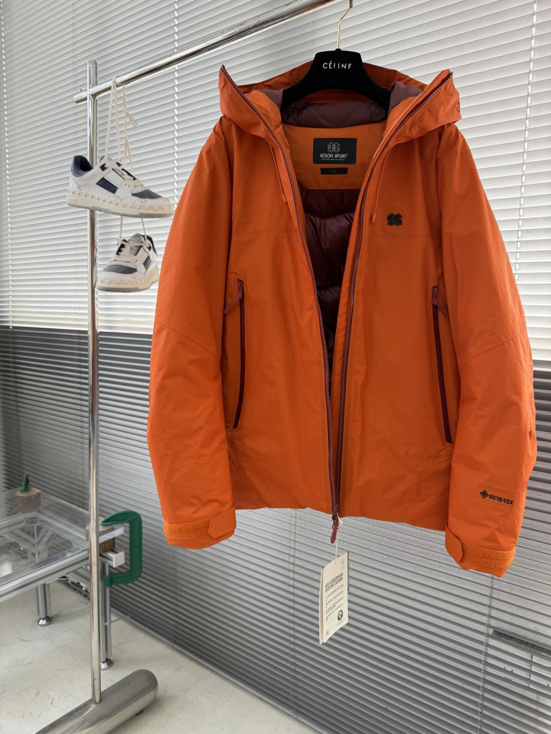 Kolon Sport Couple Down Jacket Goose Down Hooded S-m-l-xl-xxl