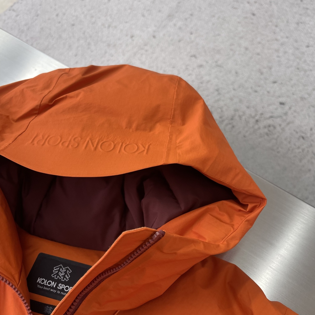 Kolon Sport Couple Down Jacket Goose Down Hooded S-m-l-xl-xxl