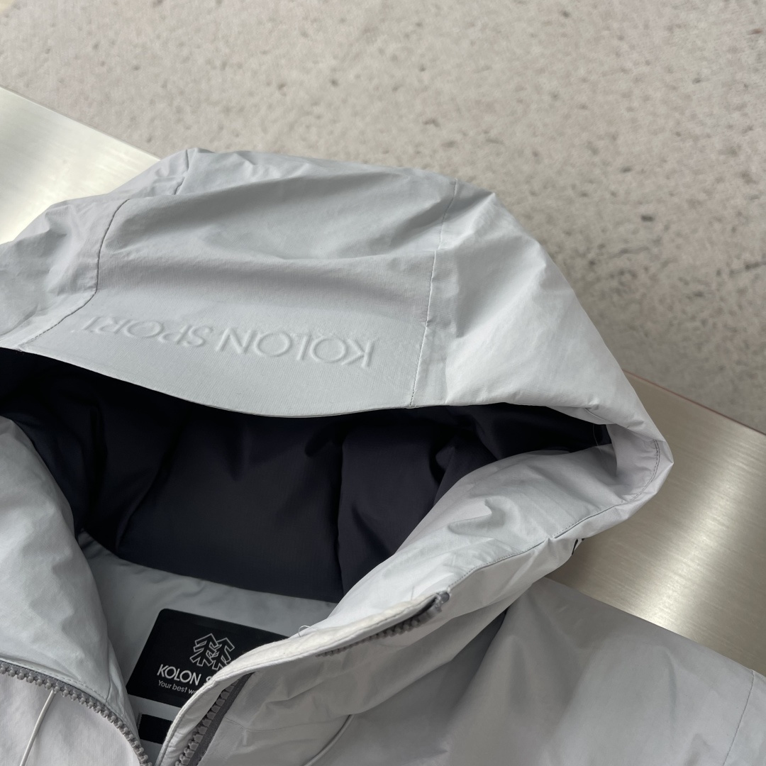 Kolon Sport Couple Down Jacket Goose Down Hooded S-m-l-xl-xxl