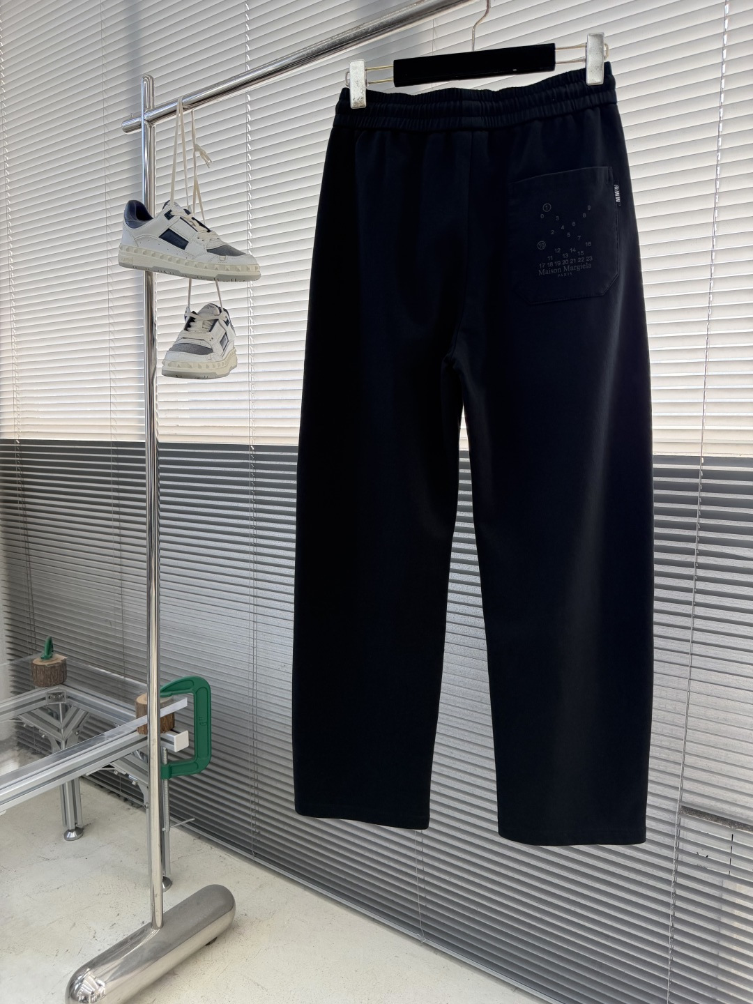 Maison Margiela Male Basic Clothing Cotton Gray Fleece Lined M-xl