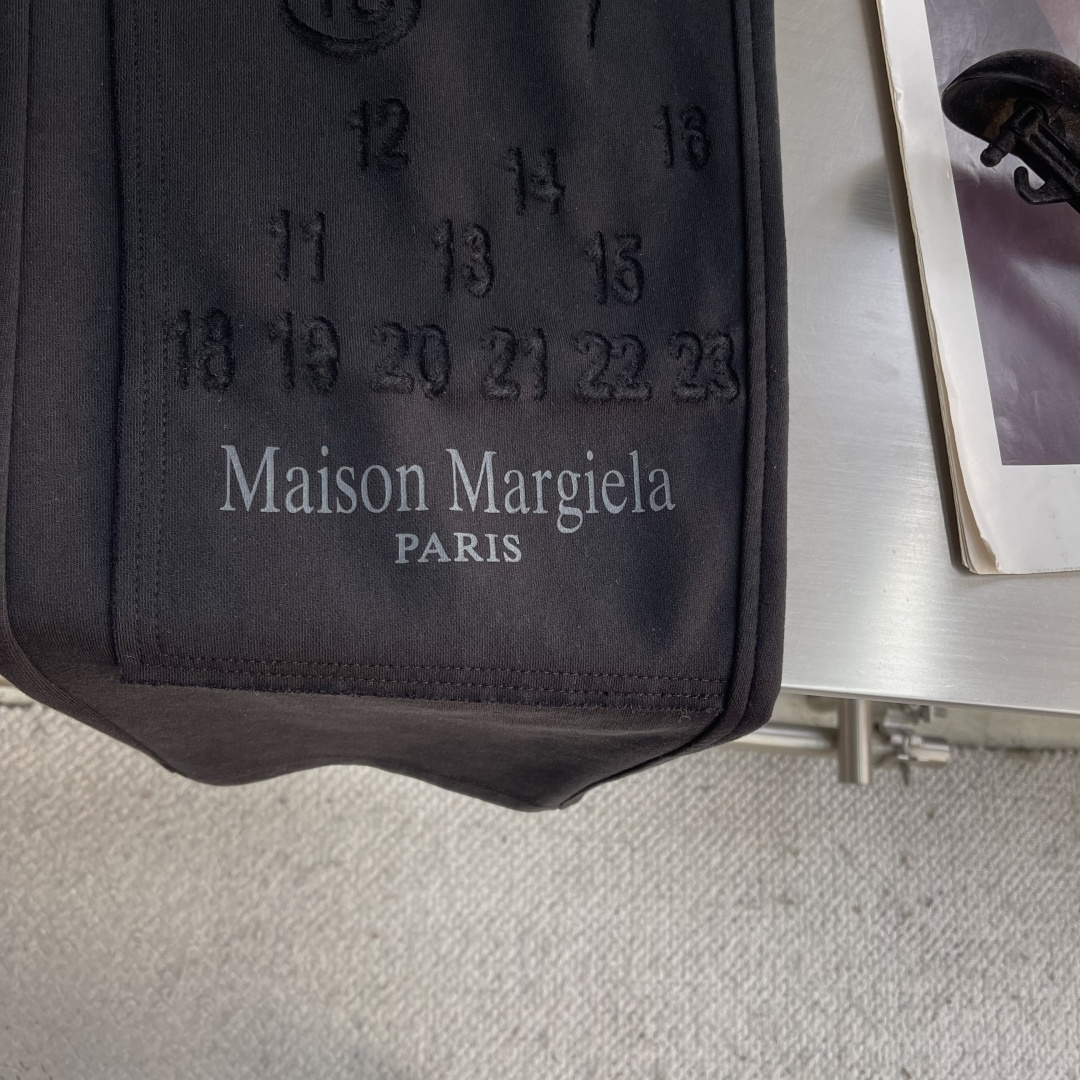 Maison Margiela Male Basic Clothing Cotton Gray Fleece Lined M-xl