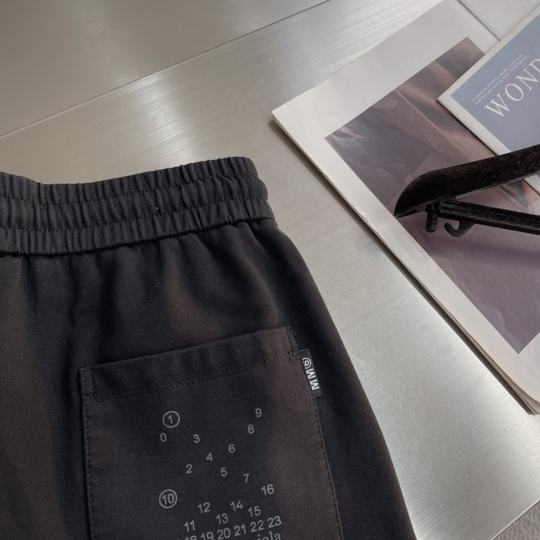 Maison Margiela Male Basic Clothing Cotton Gray Fleece Lined M-xl