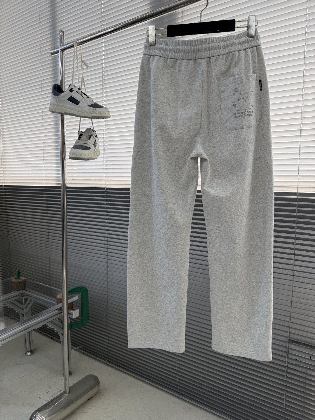 Maison Margiela Male Basic Clothing Cotton Gray Fleece Lined M-xl