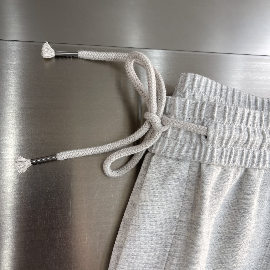 Maison Margiela Male Basic Clothing Cotton Gray Fleece Lined M-xl