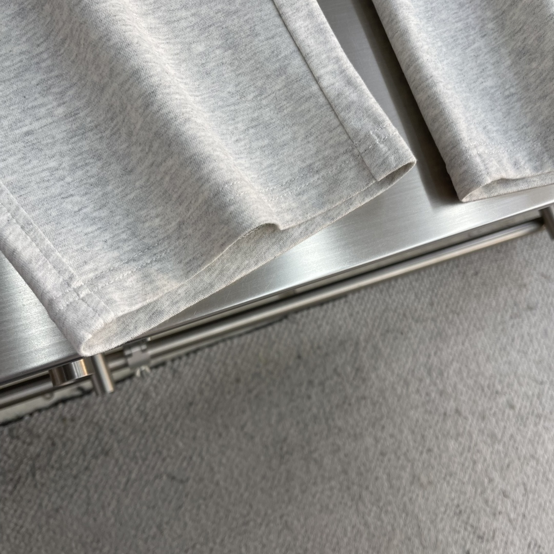 Maison Margiela Male Basic Clothing Cotton Gray Fleece Lined M-xl