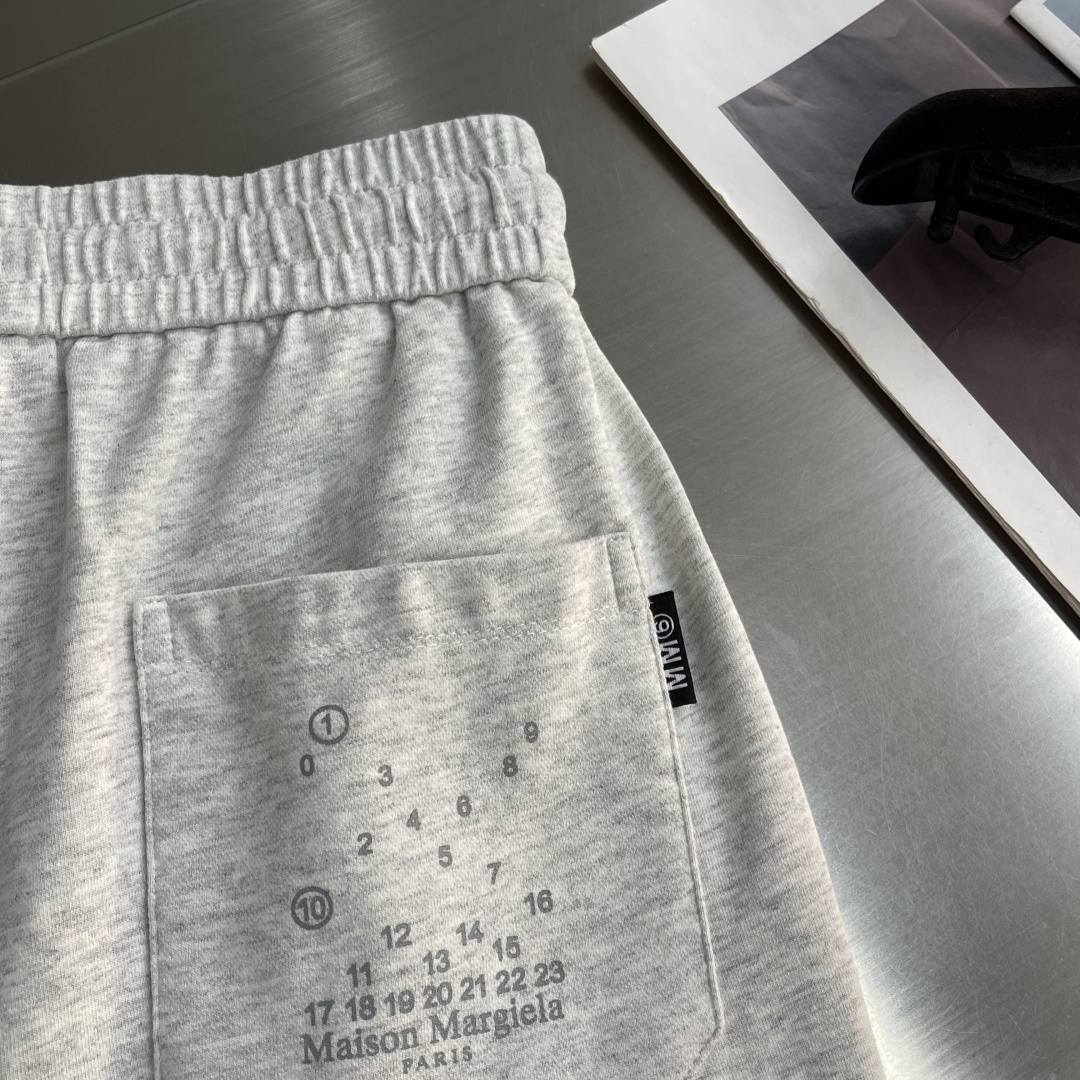 Maison Margiela Male Basic Clothing Cotton Gray Fleece Lined M-xl