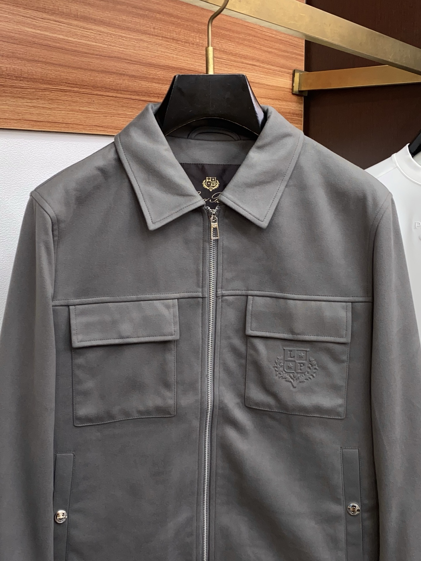 Loro Piana Male Jacket Blue Slim Fit M-l-xl