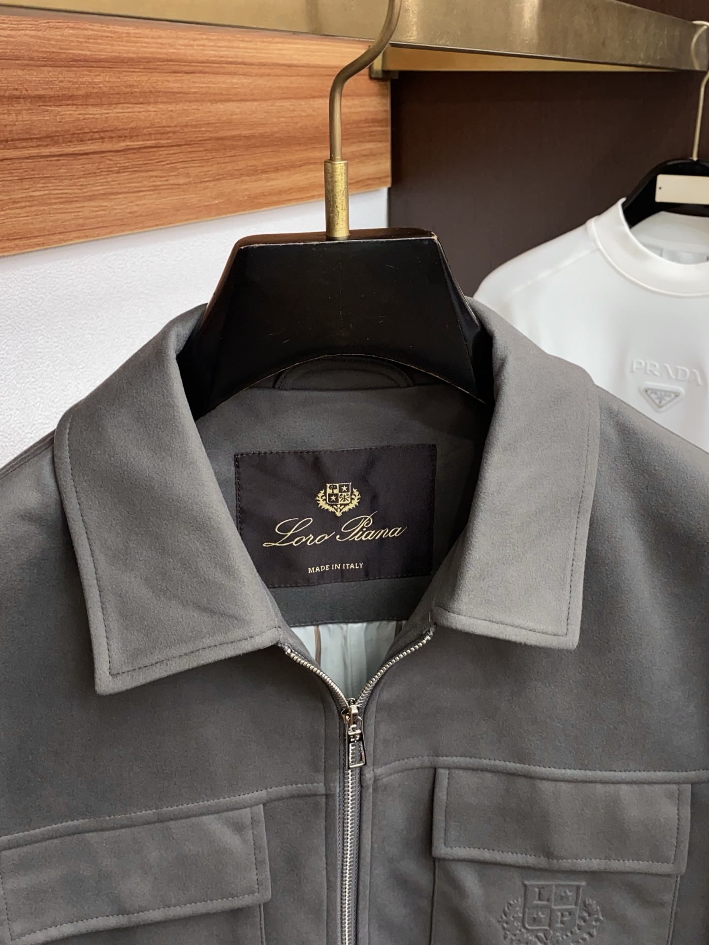 Loro Piana Male Jacket Blue Slim Fit M-l-xl