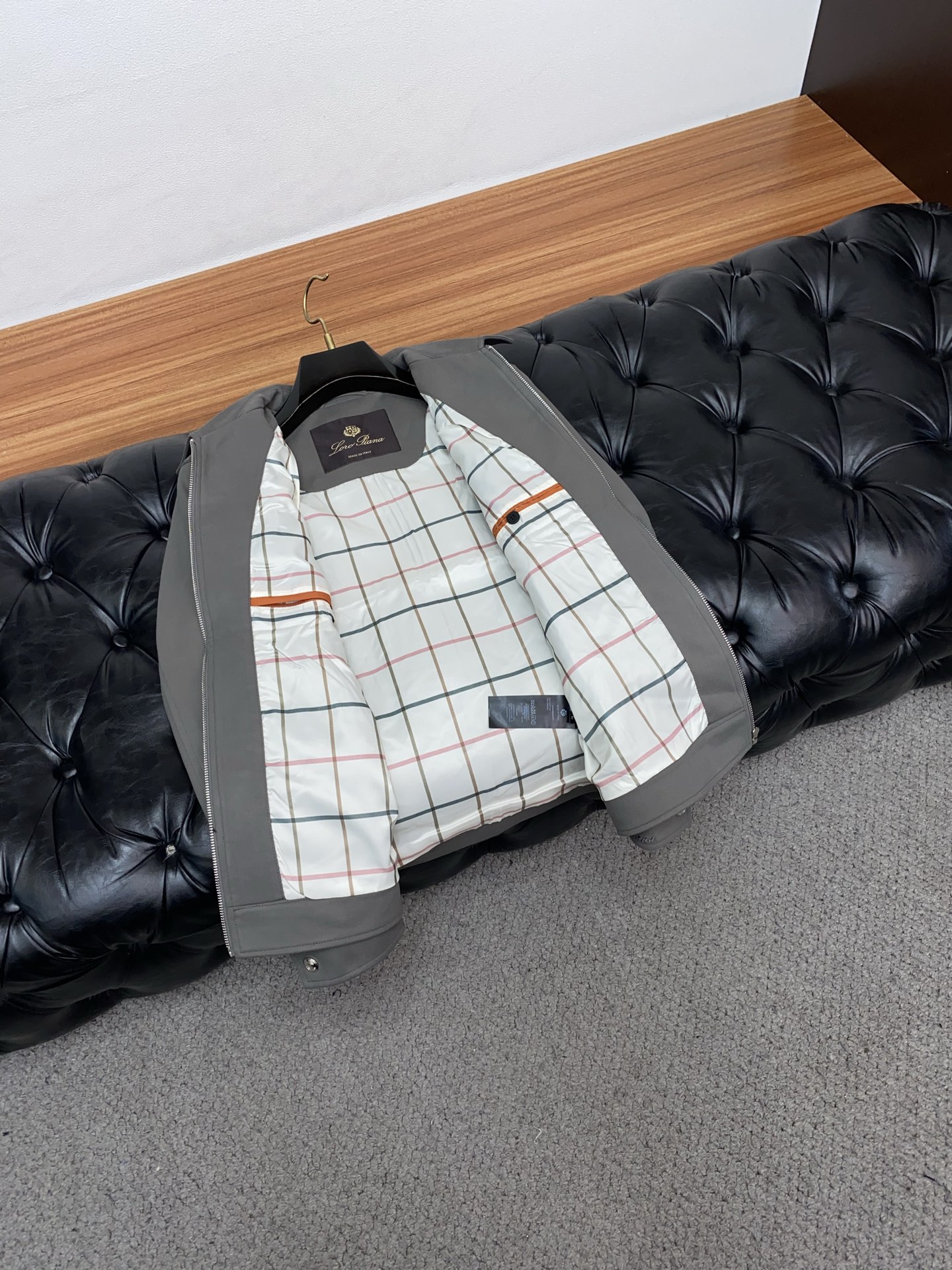 Loro Piana Male Jacket Blue Slim Fit M-l-xl