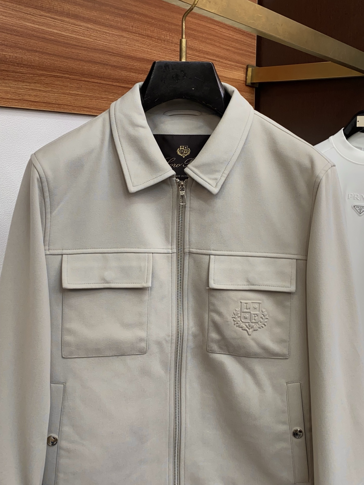 Loro Piana Male Jacket Blue Slim Fit M-l-xl