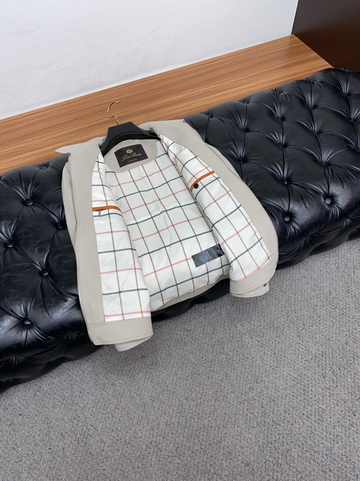 Loro Piana Male Jacket Blue Slim Fit M-l-xl