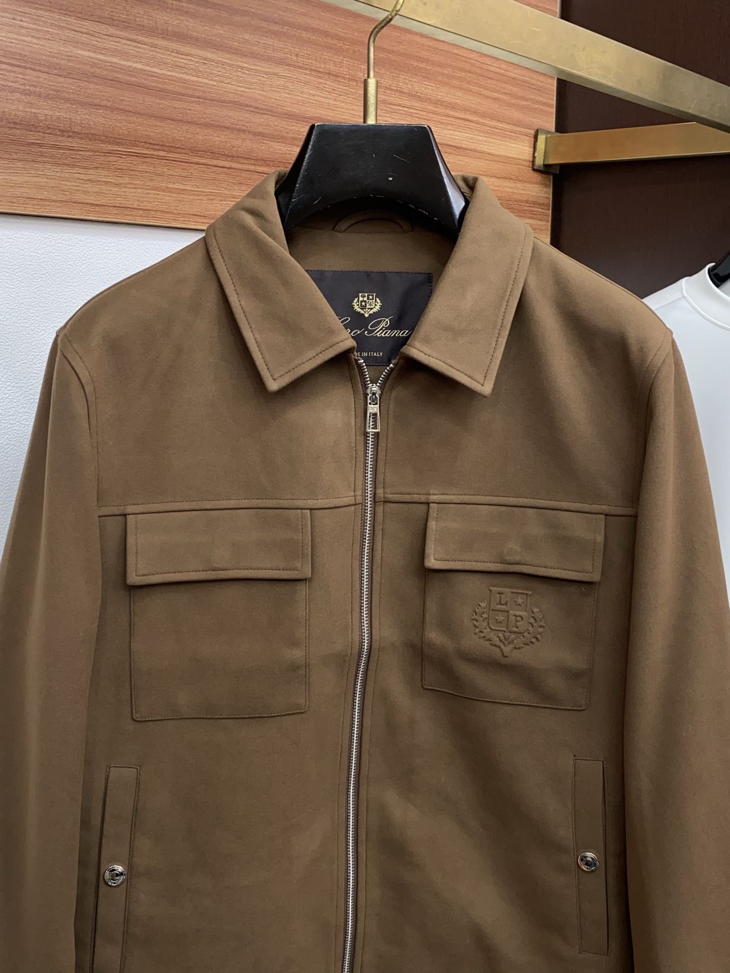 Loro Piana Male Jacket Blue Slim Fit M-l-xl