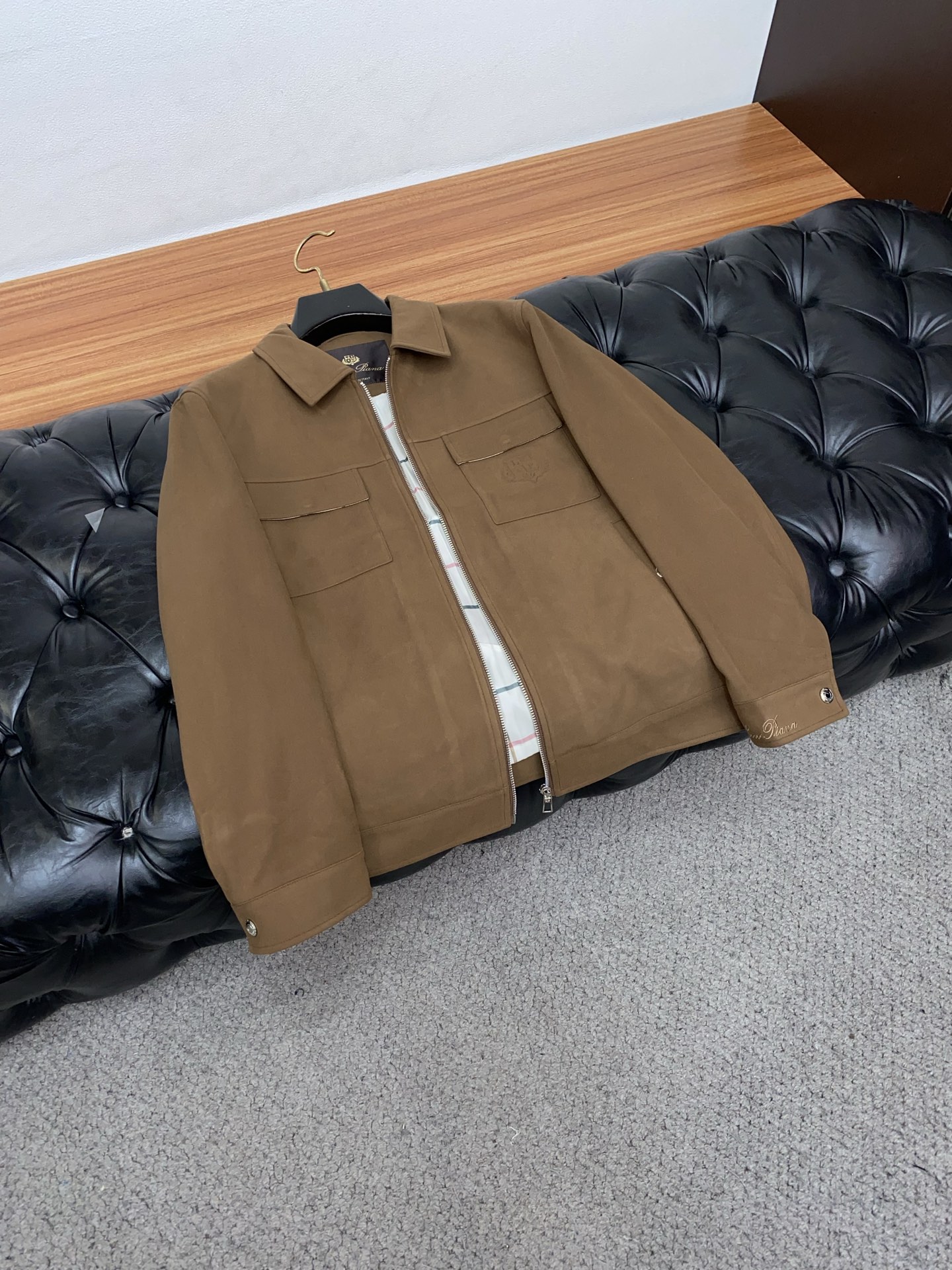 Loro Piana Male Jacket Blue Slim Fit M-l-xl