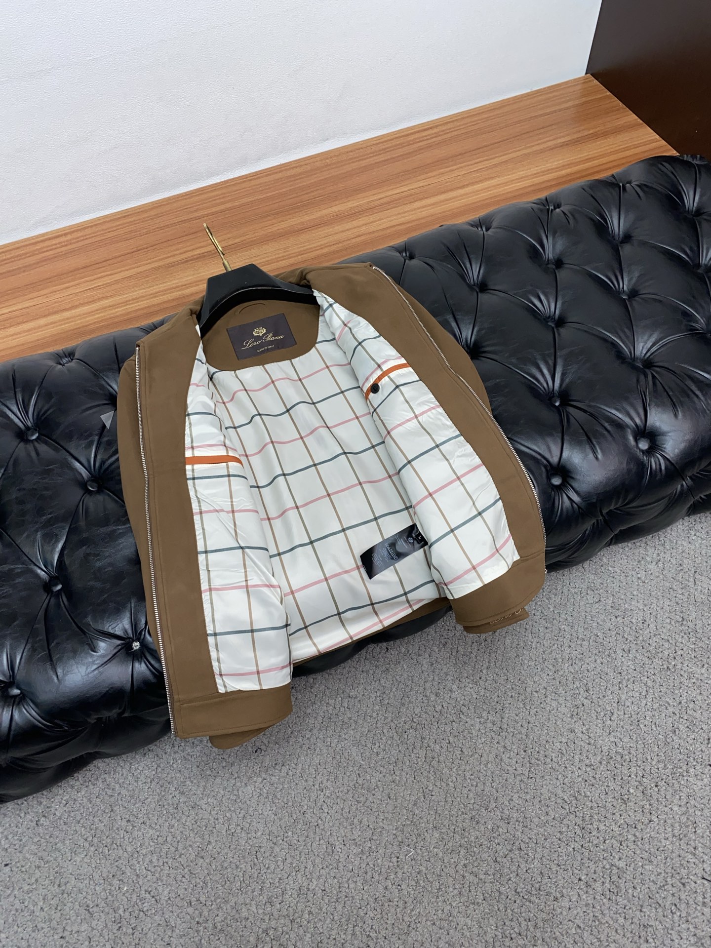 Loro Piana Male Jacket Blue Slim Fit M-l-xl