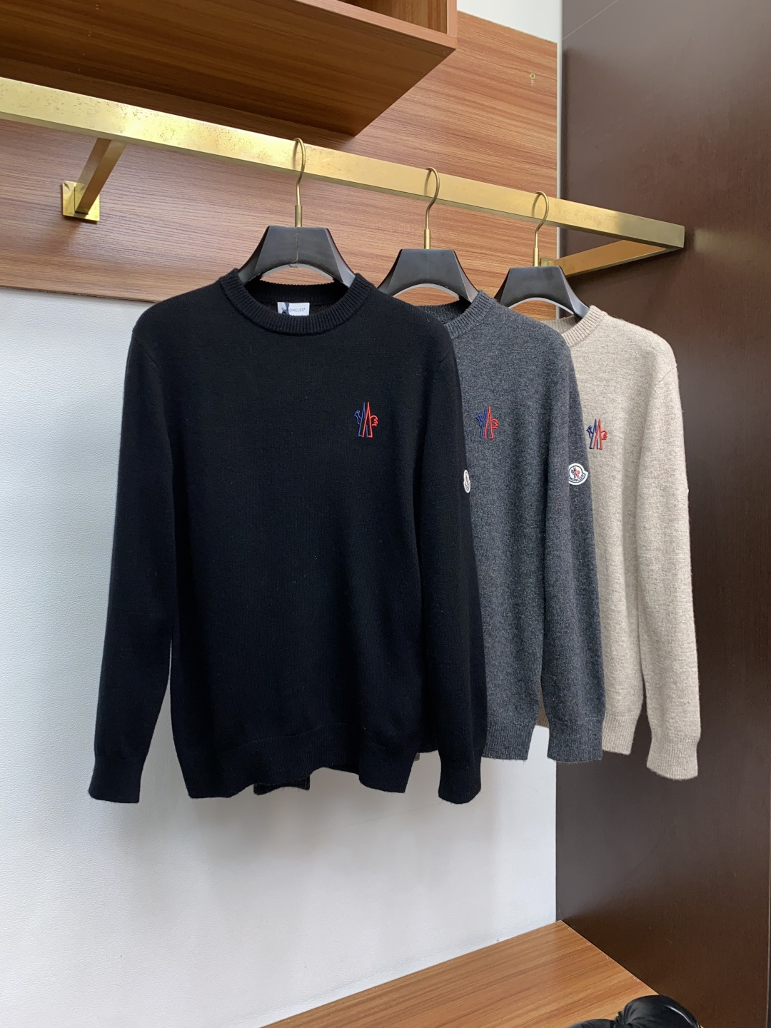 Moncler Male Basic Clothing Wool M-l-xl