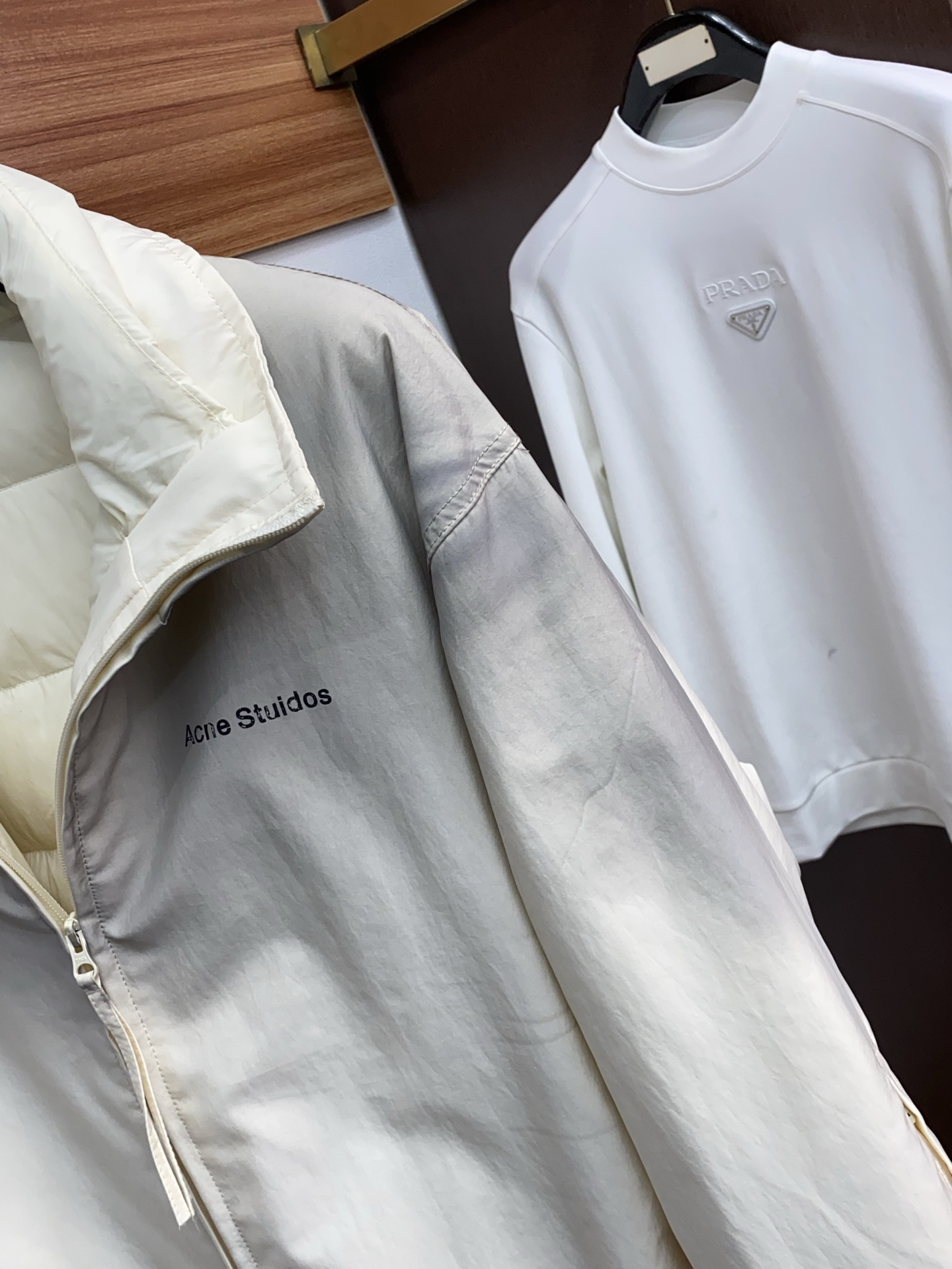 Male Down Jacket White Duck Down Hooded M-l-xl