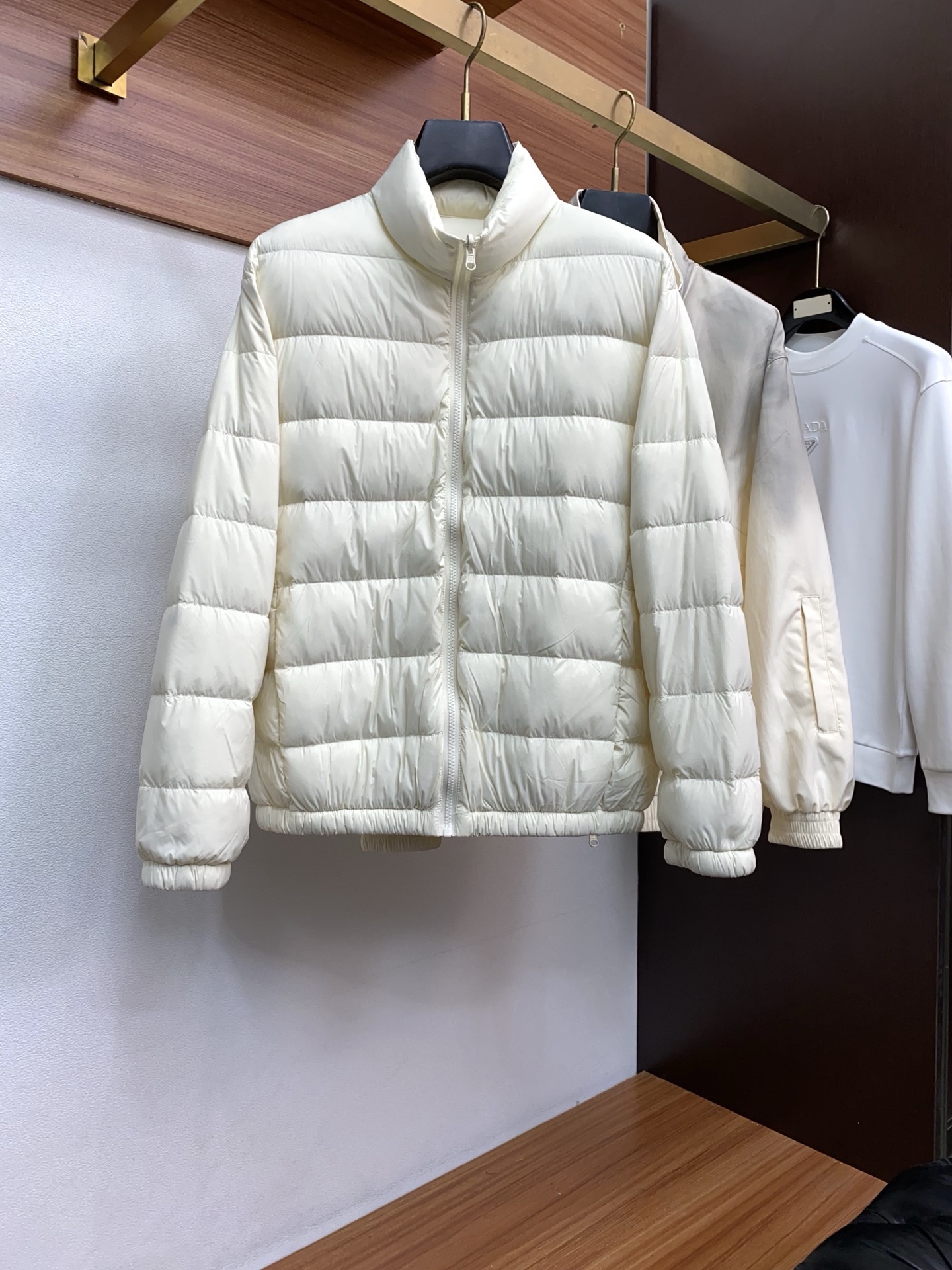 Male Down Jacket White Duck Down Hooded M-l-xl