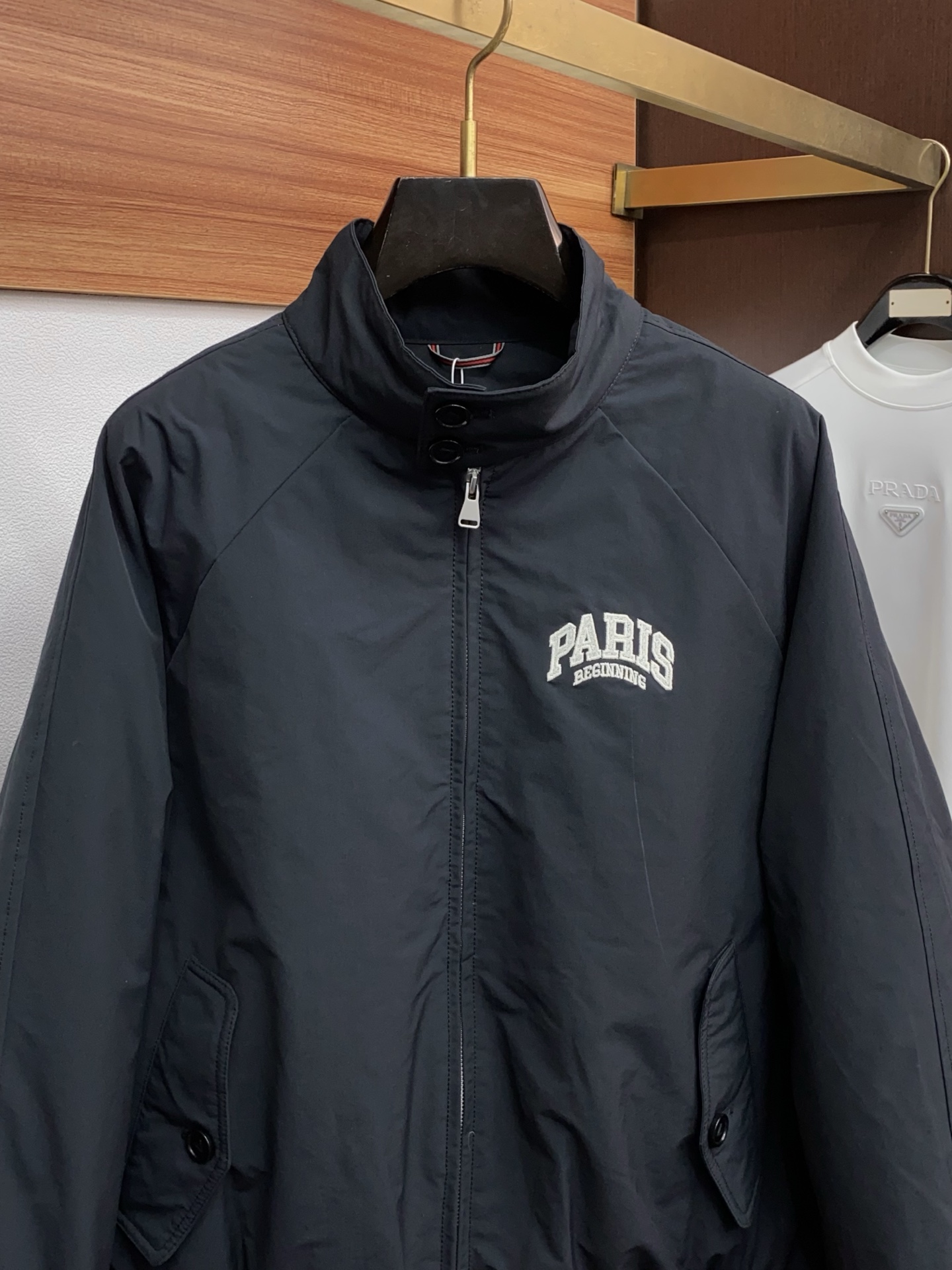 Balenciaga Male Down Jacket White Duck Down Hooded M-l-xl