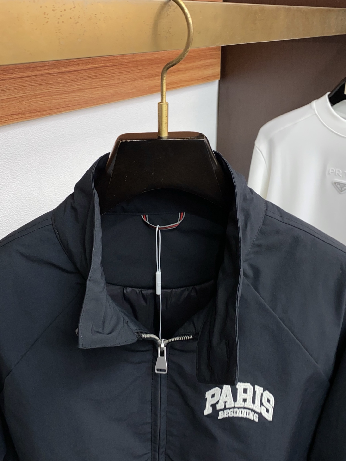 Balenciaga Male Down Jacket White Duck Down Hooded M-l-xl