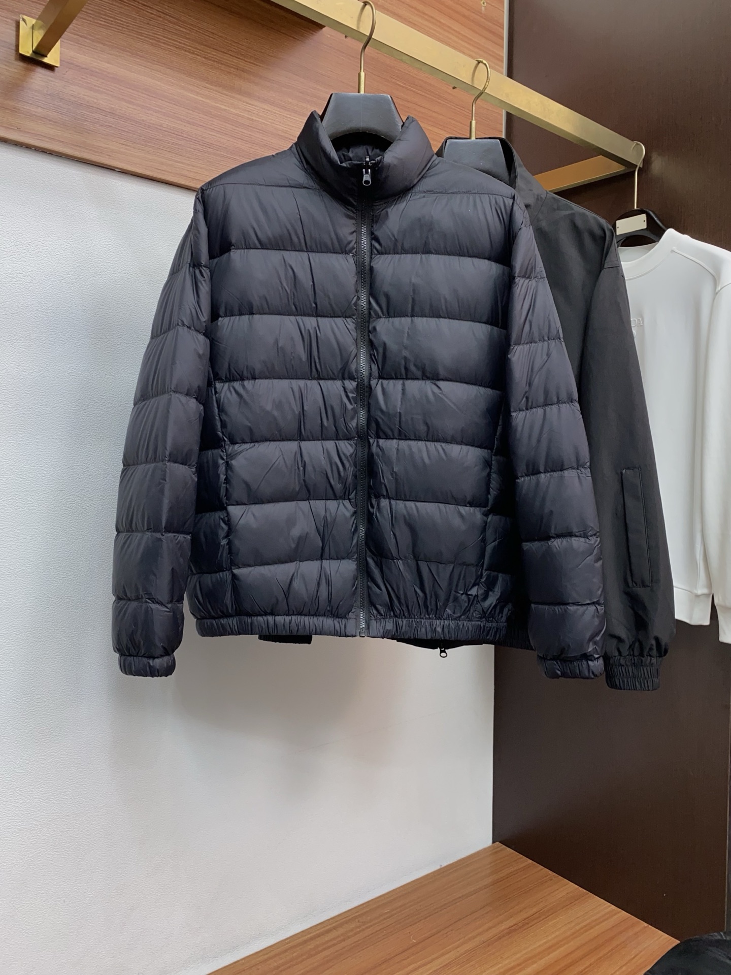 Male Down Jacket White Duck Down Hooded M-l-xl