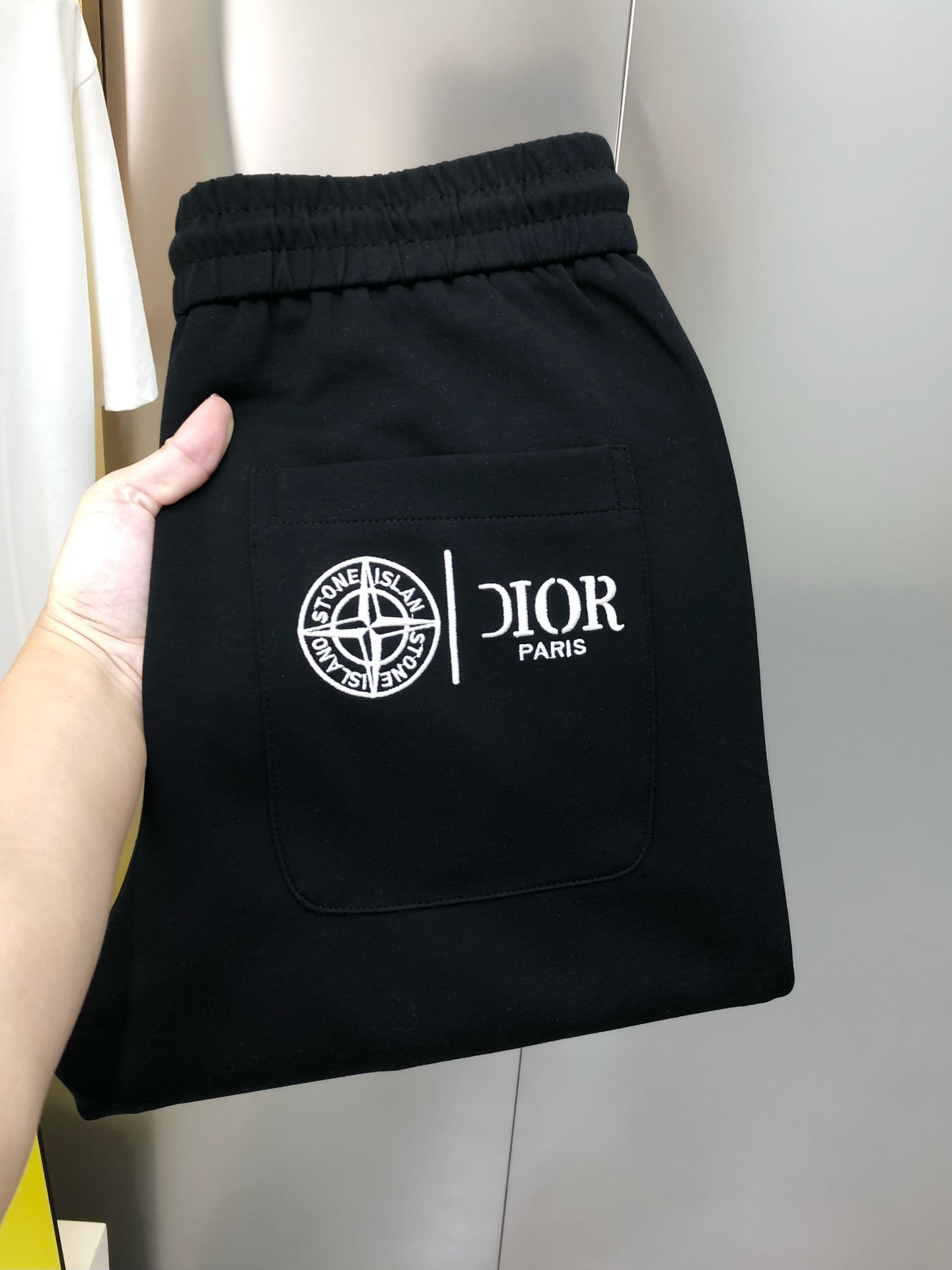 Dior Male Sports Pants Cotton Black M-l-xl