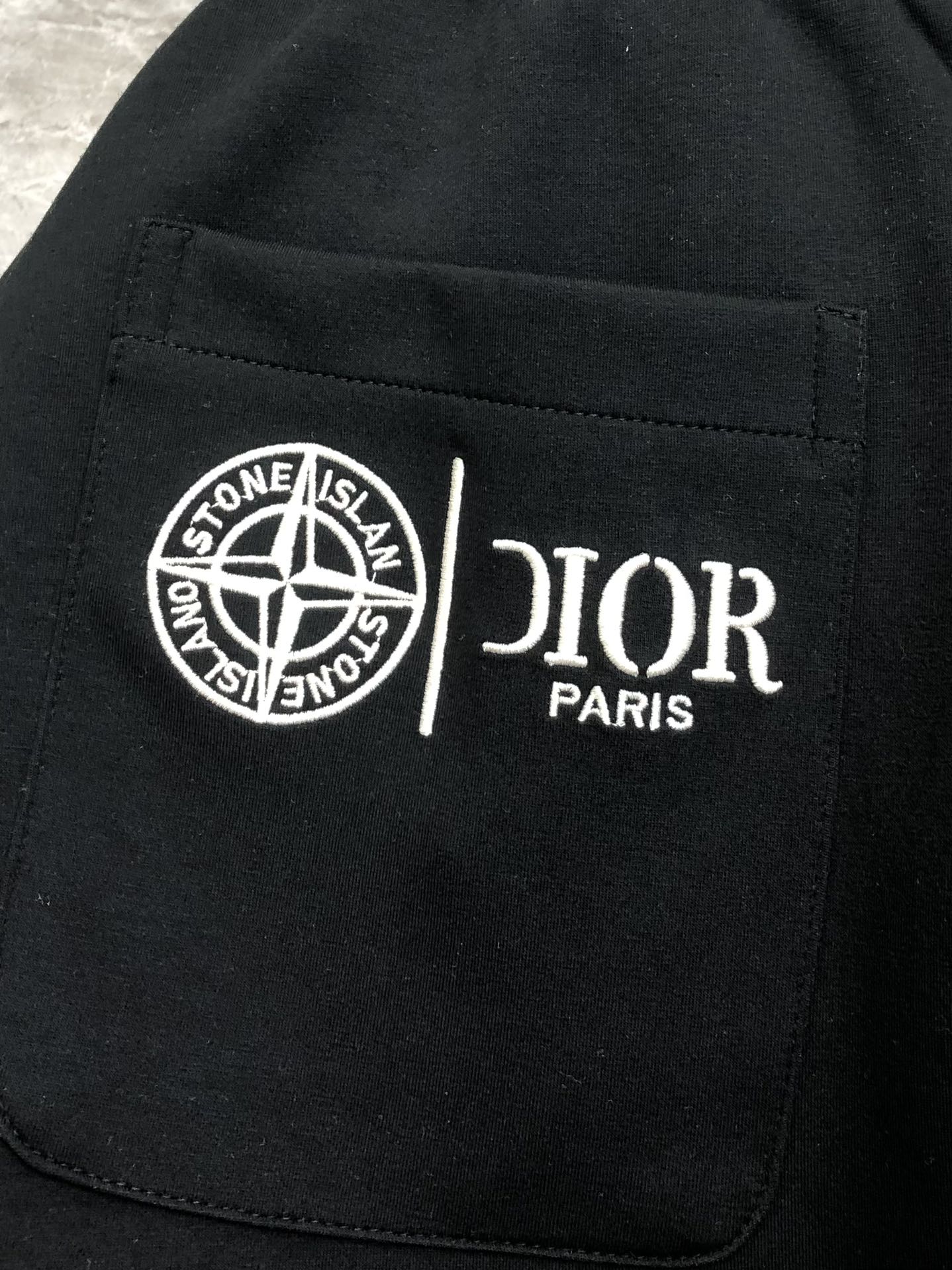 Dior Male Sports Pants Cotton Black M-l-xl