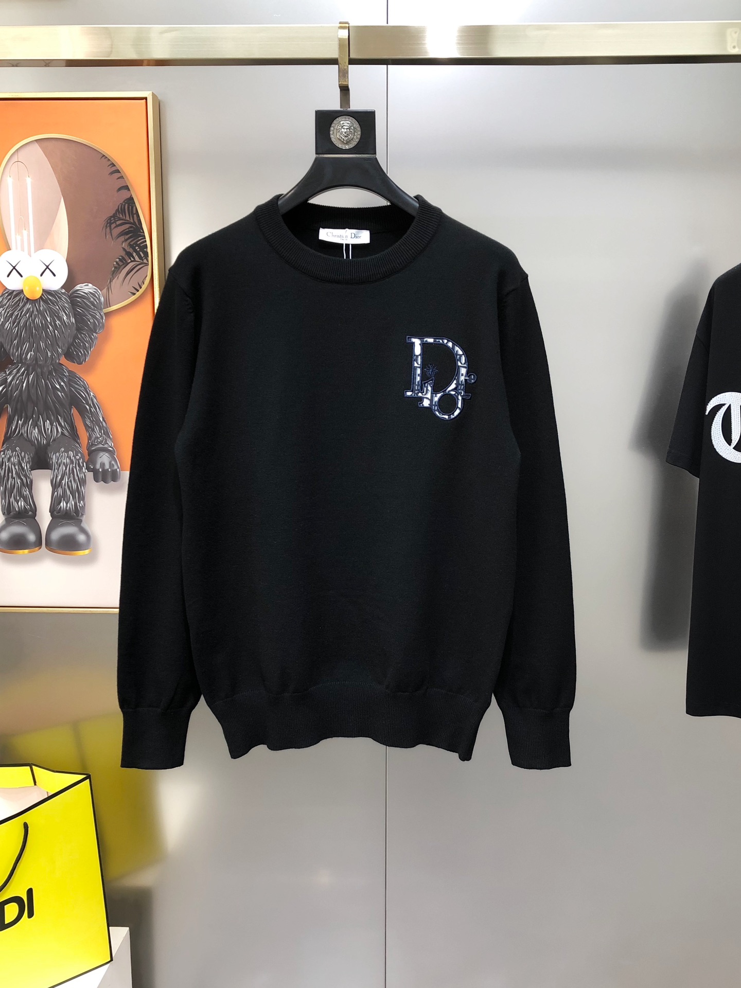 Dior Male Basic Clothing Wool Black M-l-xl