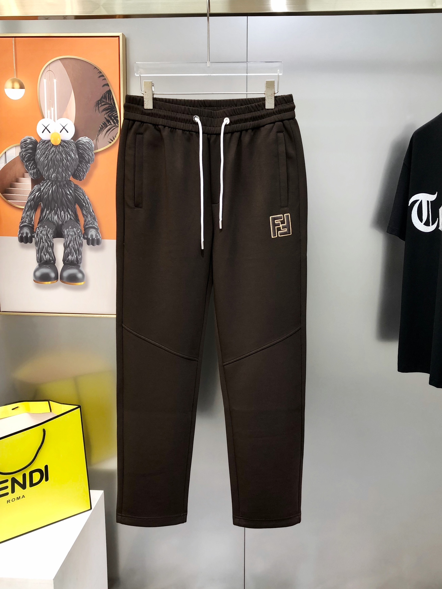 Fendi Male Basic Clothing Cotton Black M-l-xl