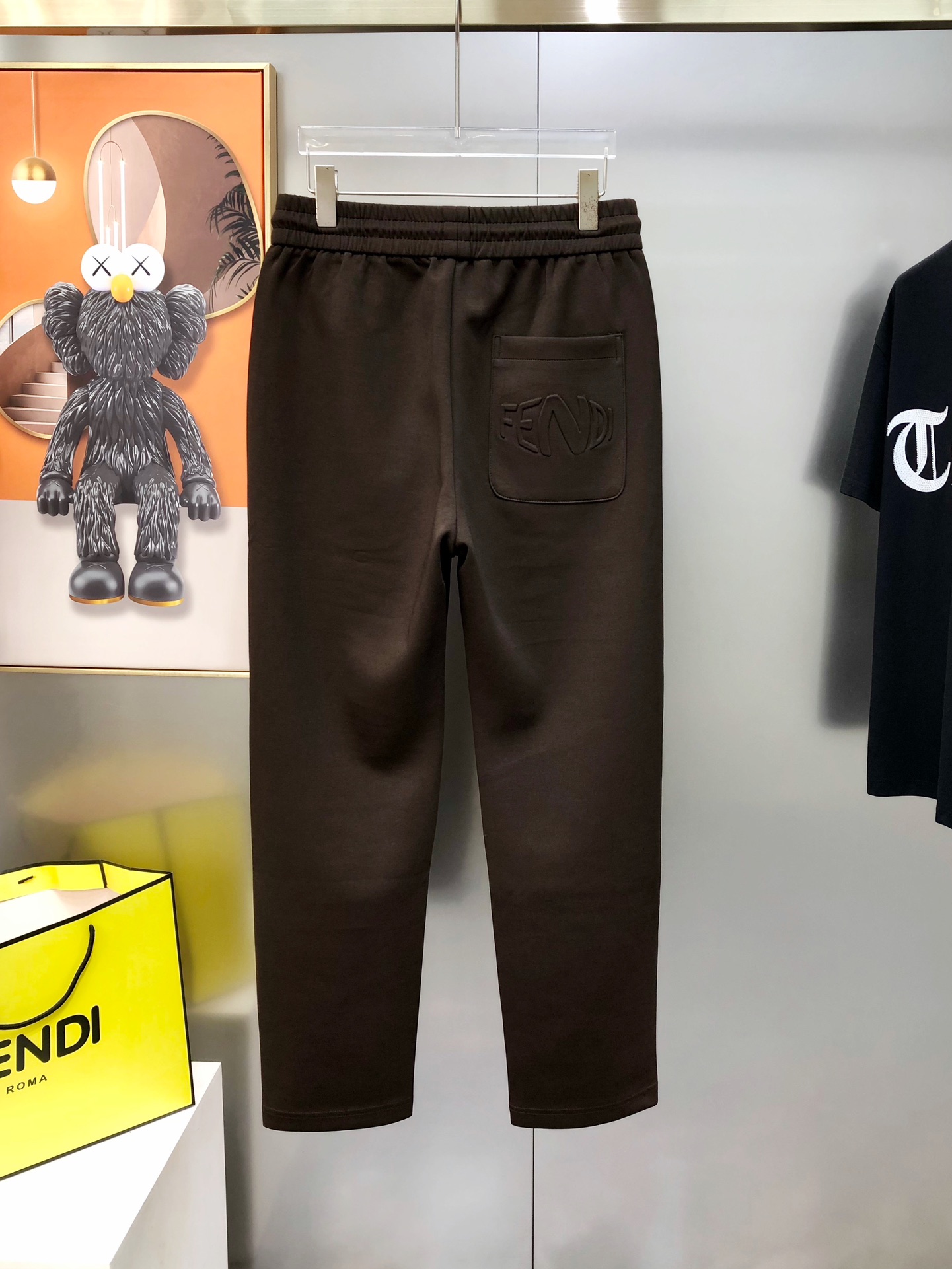 Fendi Male Basic Clothing Cotton Black M-l-xl