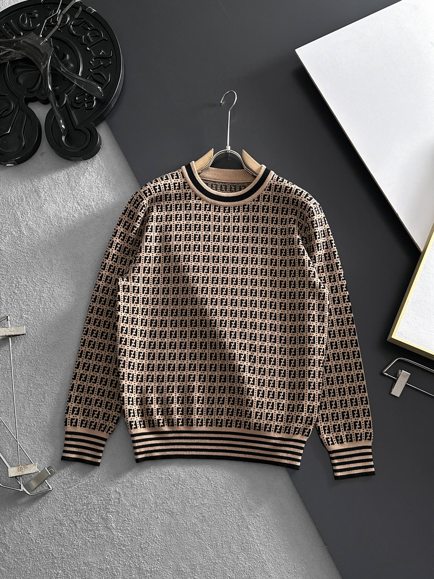 Fendi Couple Basic Clothing Wool M-xl