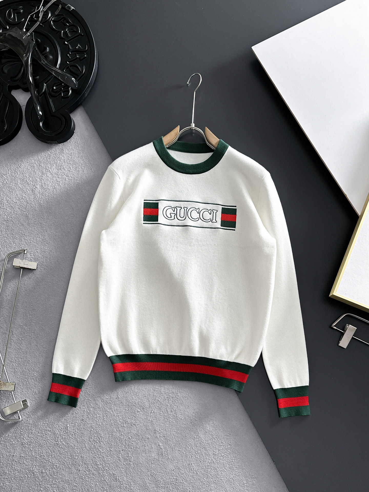 Gucci Couple Basic Clothing Wool M-xl