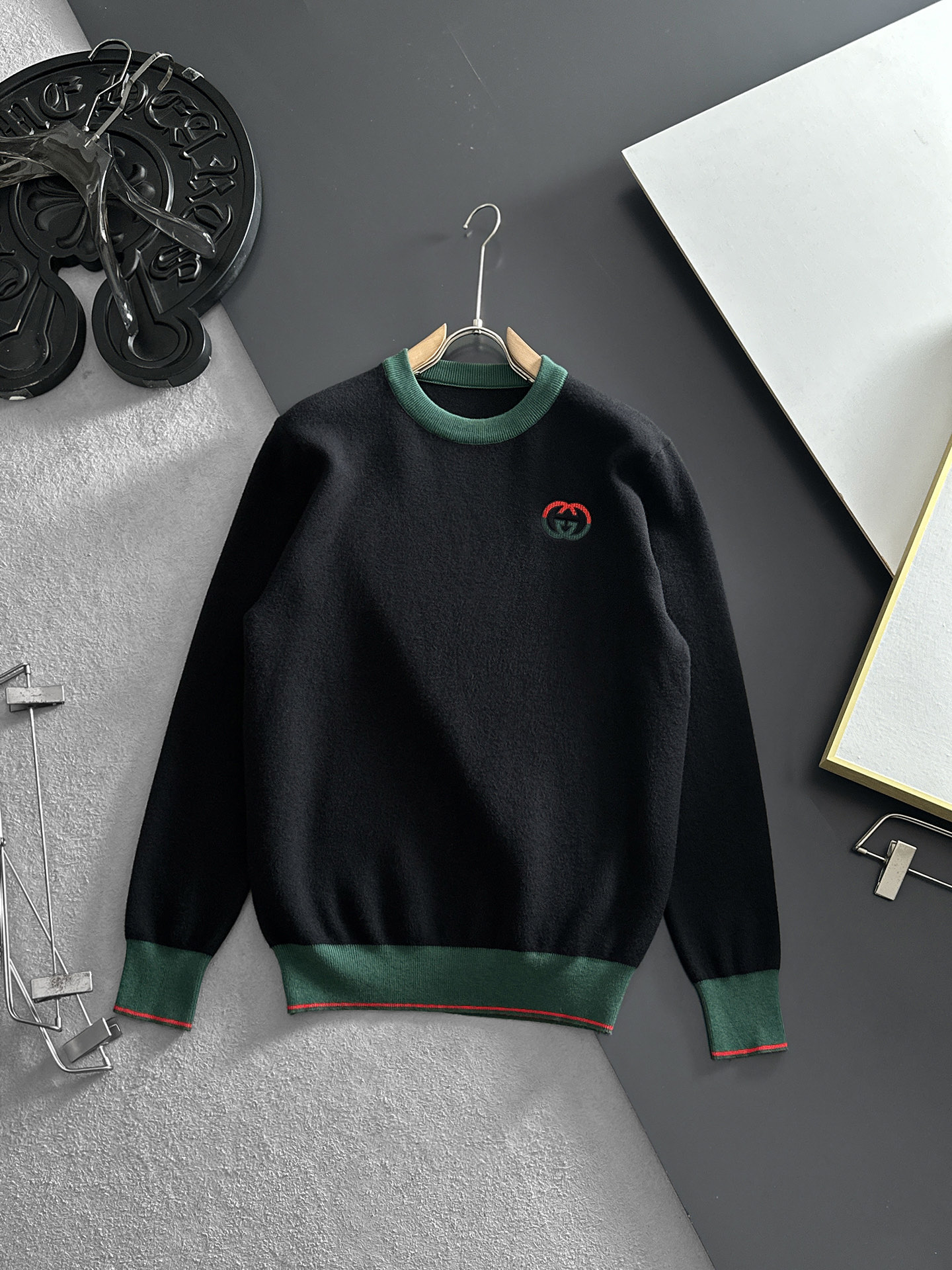 Gucci Couple Basic Clothing Wool M-xl