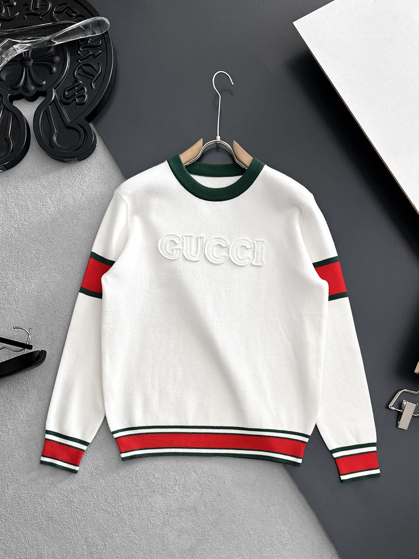 Gucci Couple Basic Clothing Wool M-xl