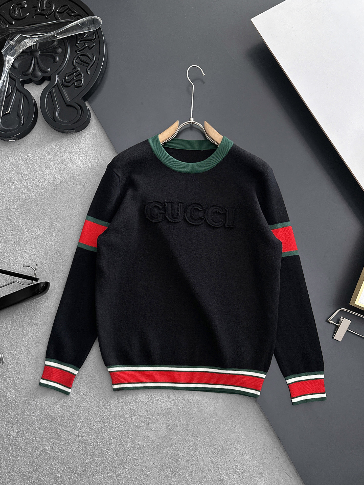 Gucci Couple Basic Clothing Wool M-xl