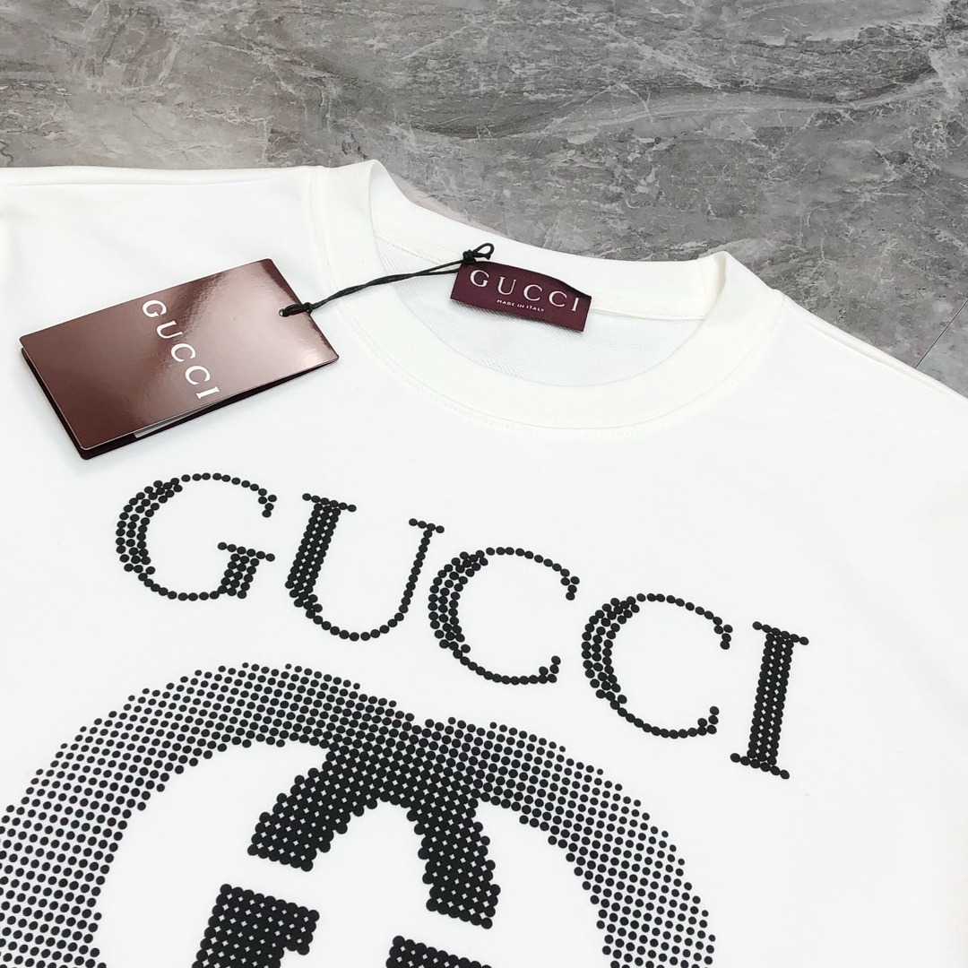 Gucci Male Hoodie Cotton Black Loose Fit S-m-l-xl