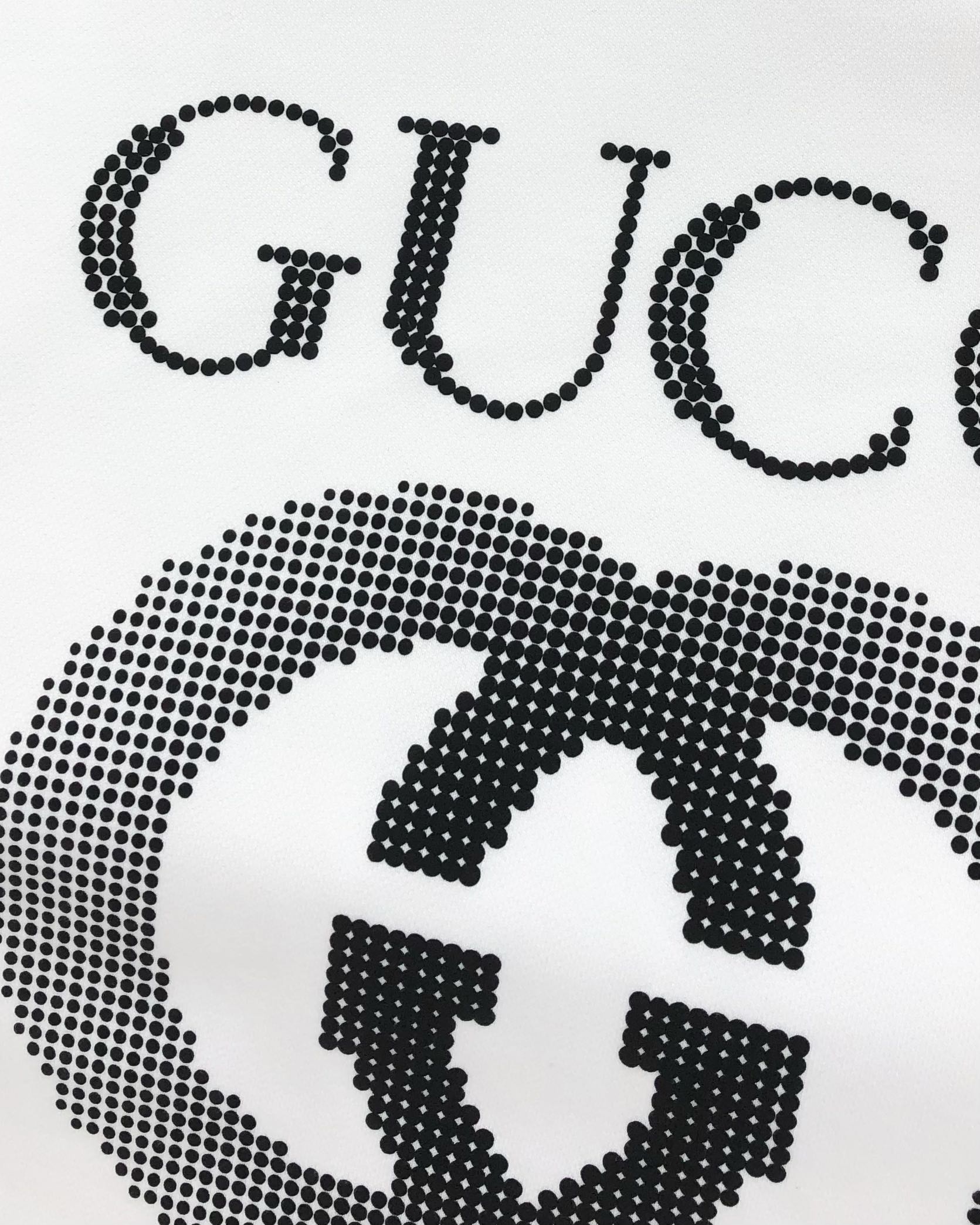 Gucci Male Hoodie Cotton Black Loose Fit S-m-l-xl