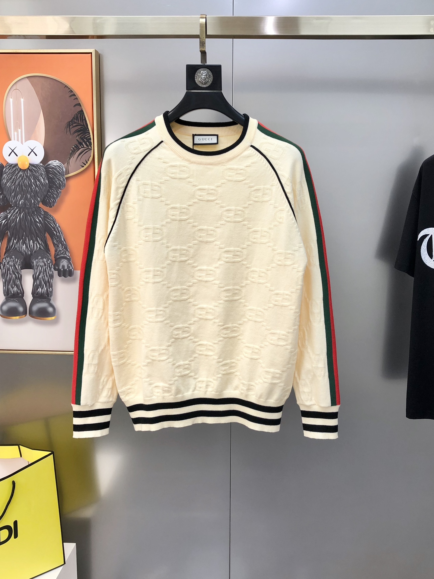 Gucci Male Basic Clothing Wool Black M-l-xl