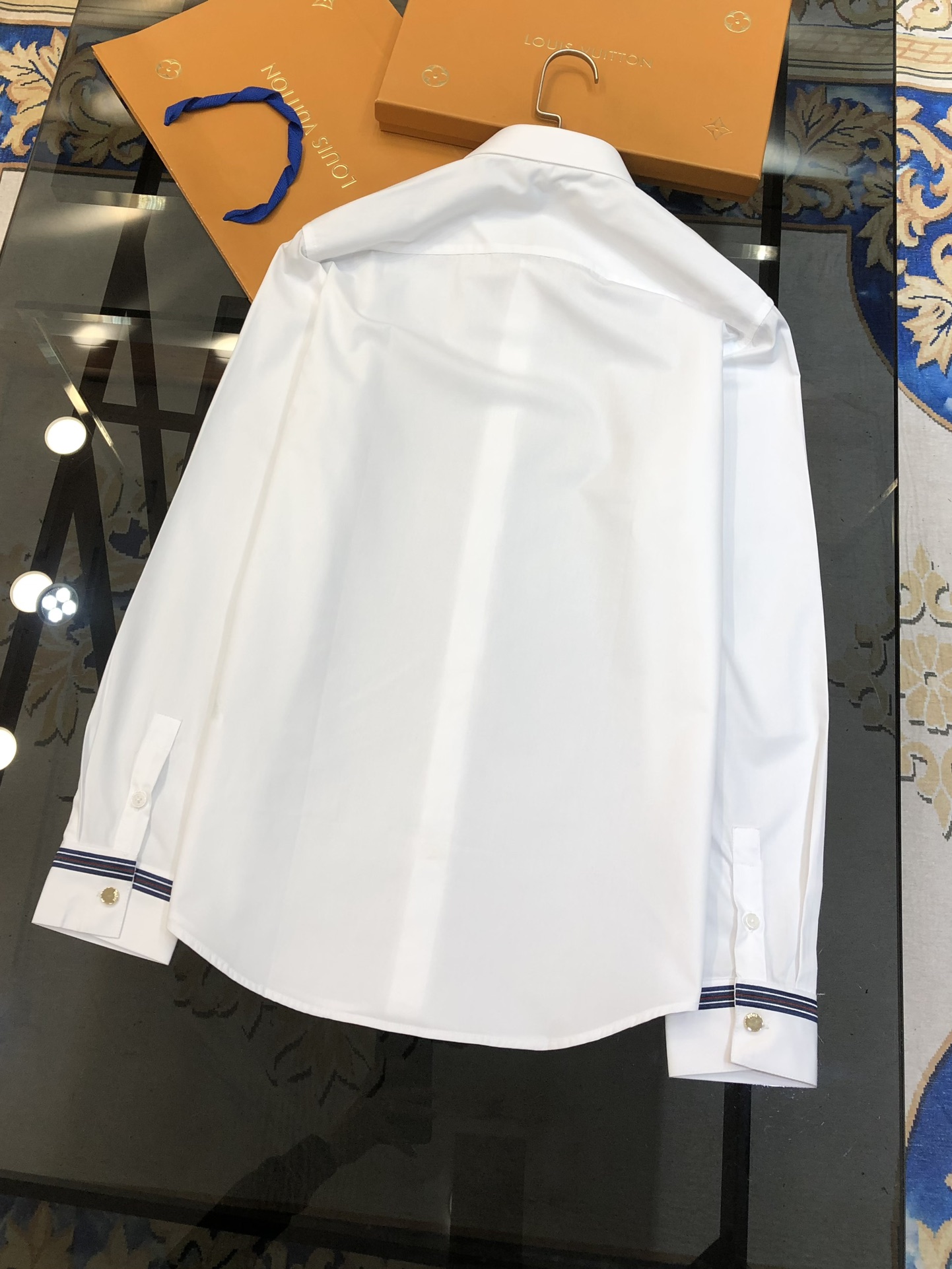 Gucci Male Shirt Cotton White Slim Fit S-l-xl