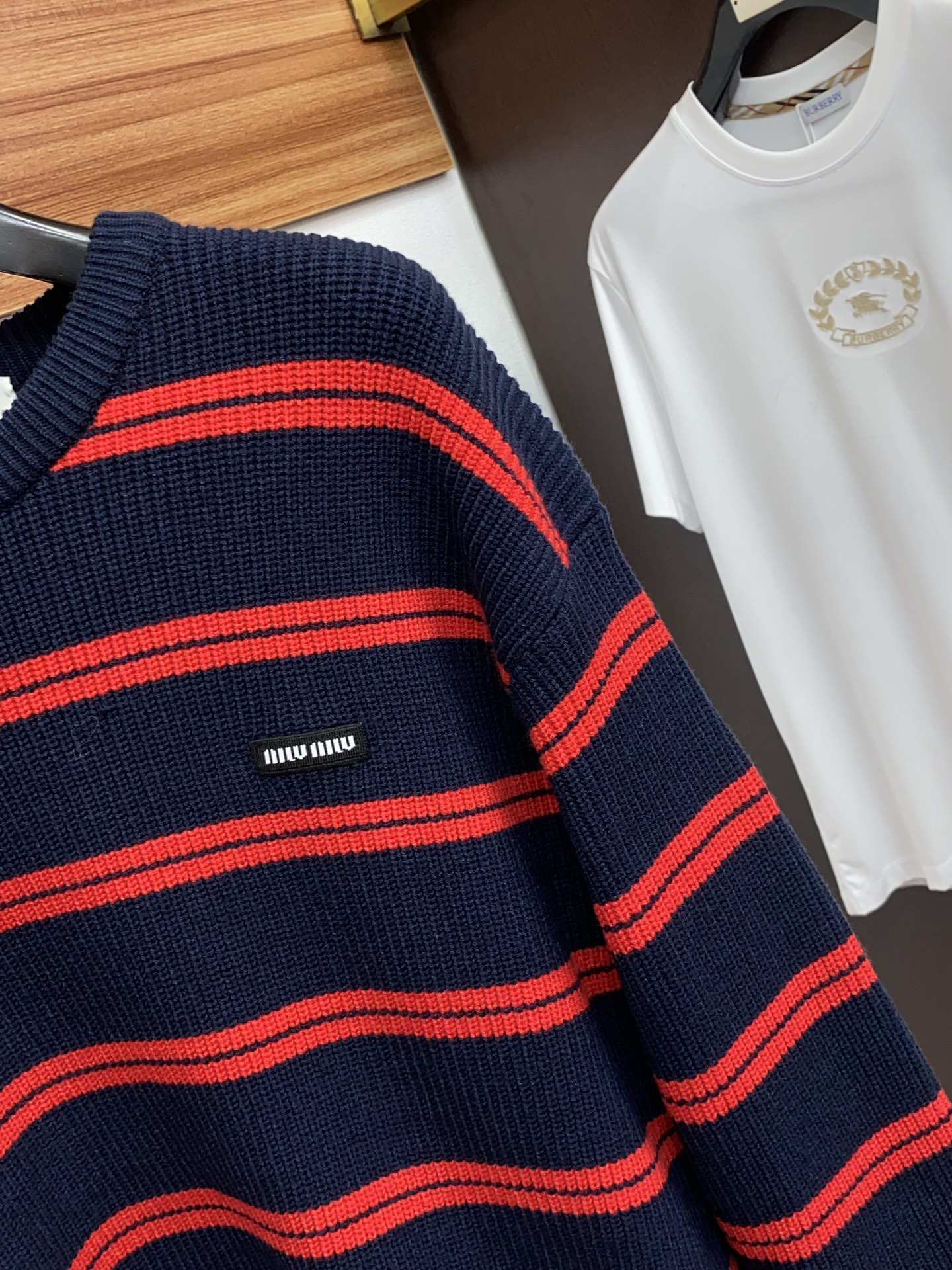 Miu Miu Male Basic Clothing Knitted