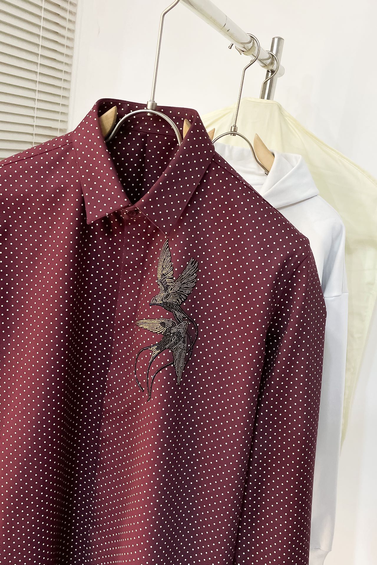 Dolcegabbana Couple Shirt Cotton Blue Loose Fit