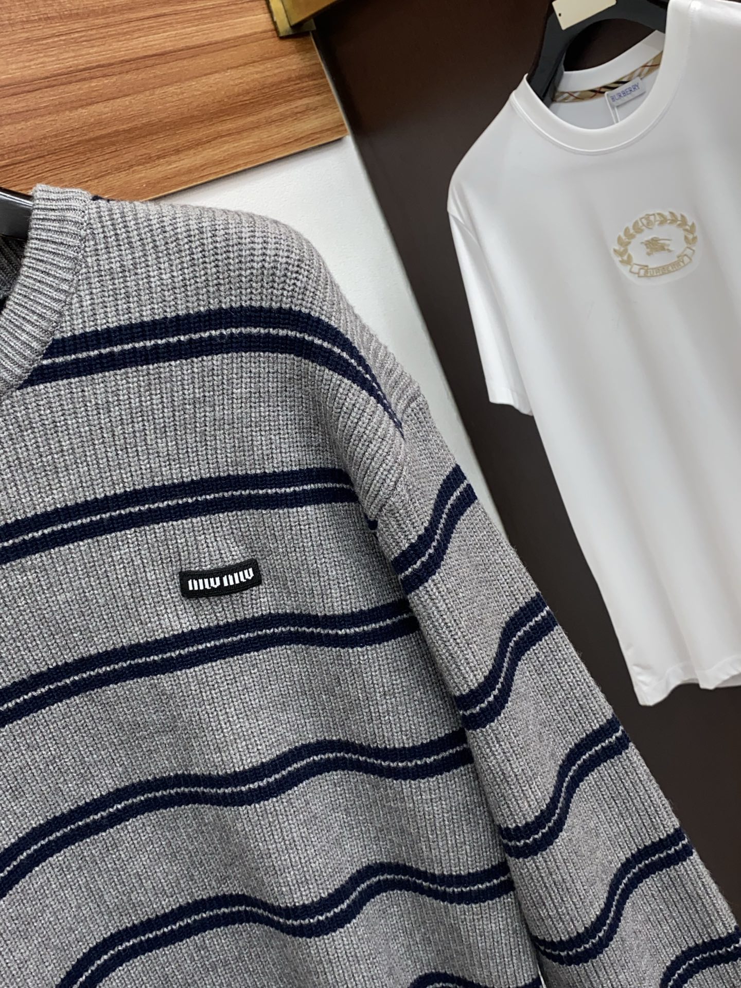 Miu Miu Male Basic Clothing Knitted