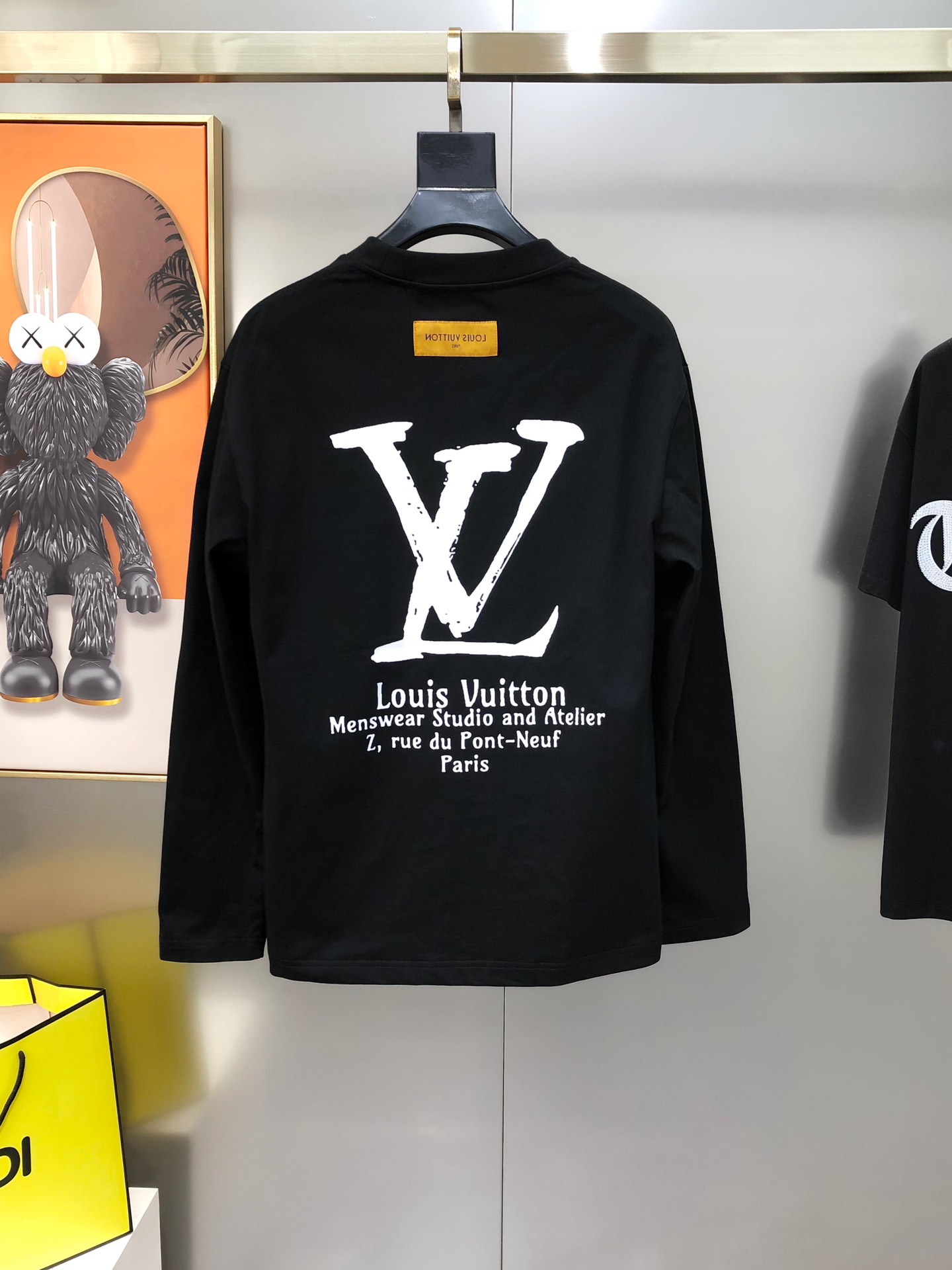 Louis Vuitton Male Basic Clothing Cotton Black Xs-l-xl