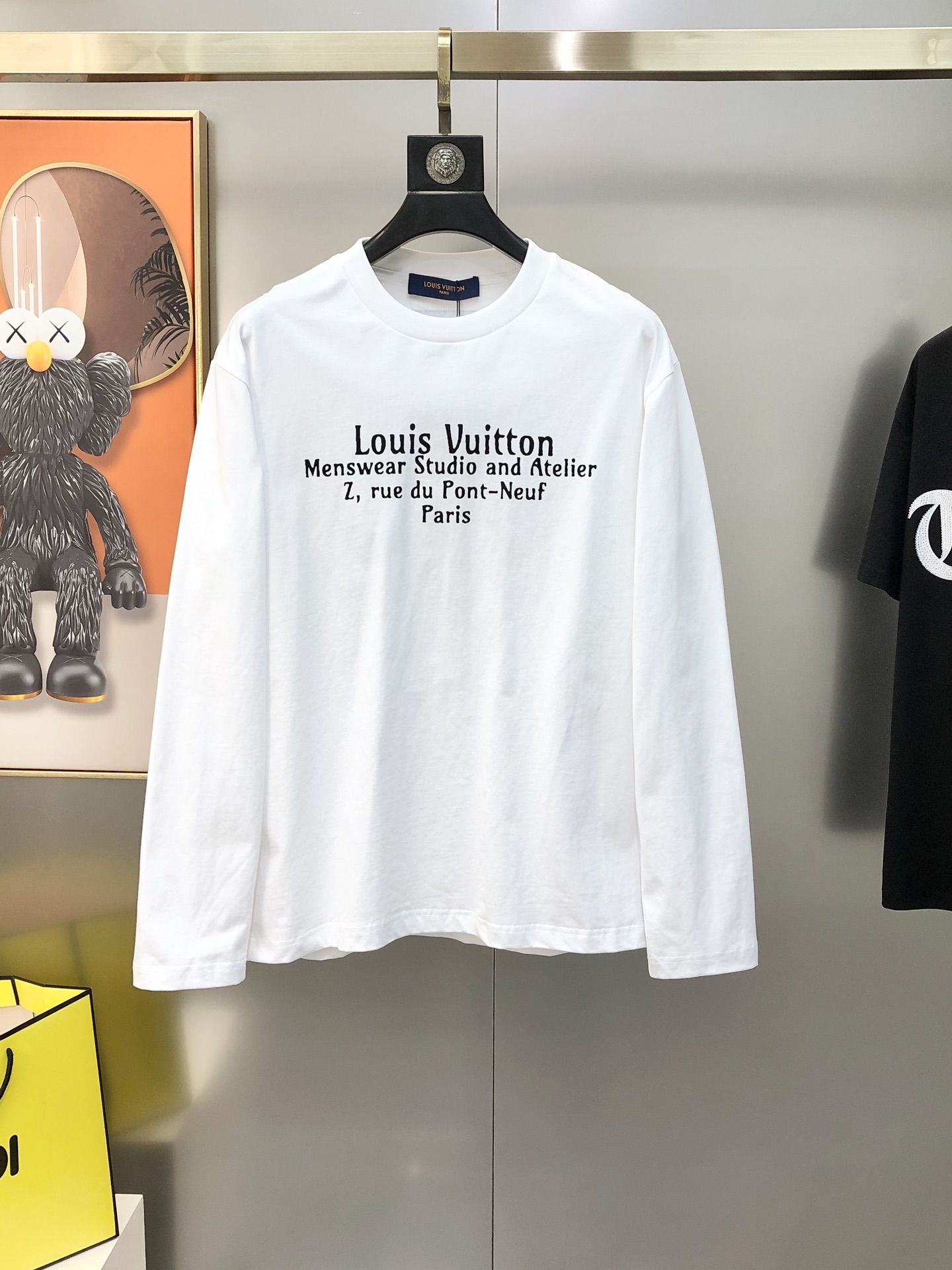 Louis Vuitton Male Basic Clothing Cotton Black Xs-l-xl