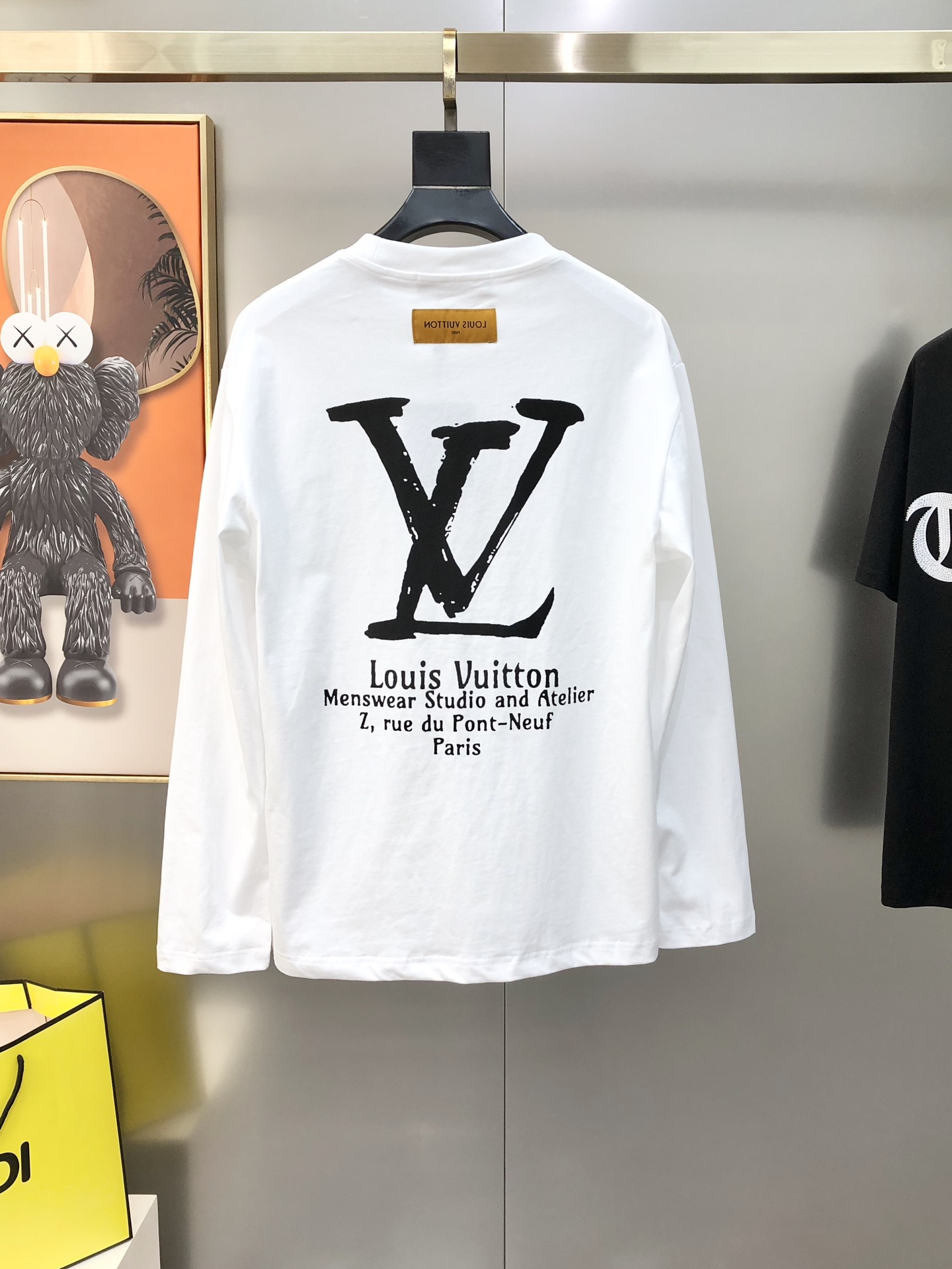 Louis Vuitton Male Basic Clothing Cotton Black Xs-l-xl