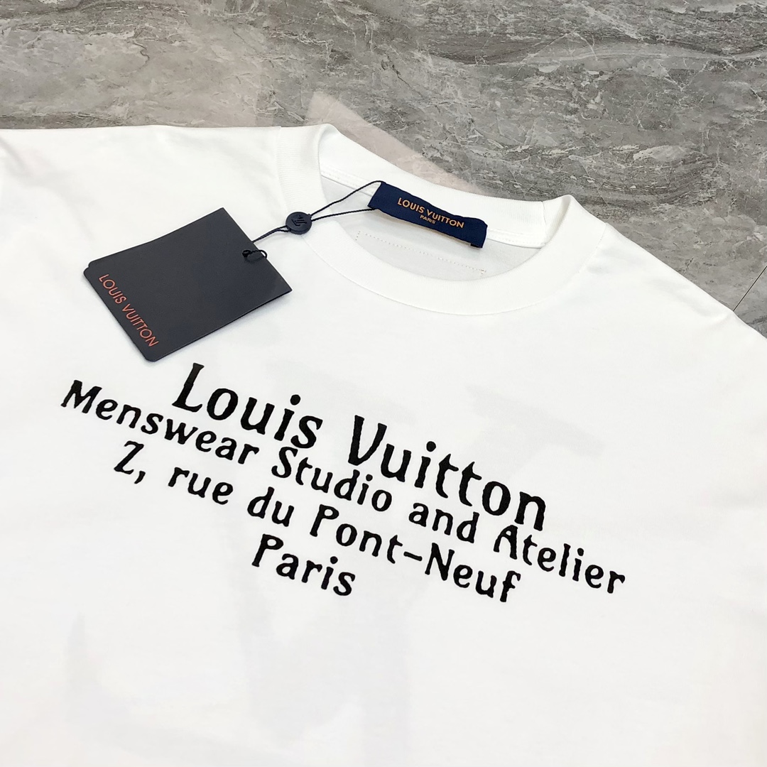 Louis Vuitton Male Basic Clothing Cotton Black Xs-l-xl