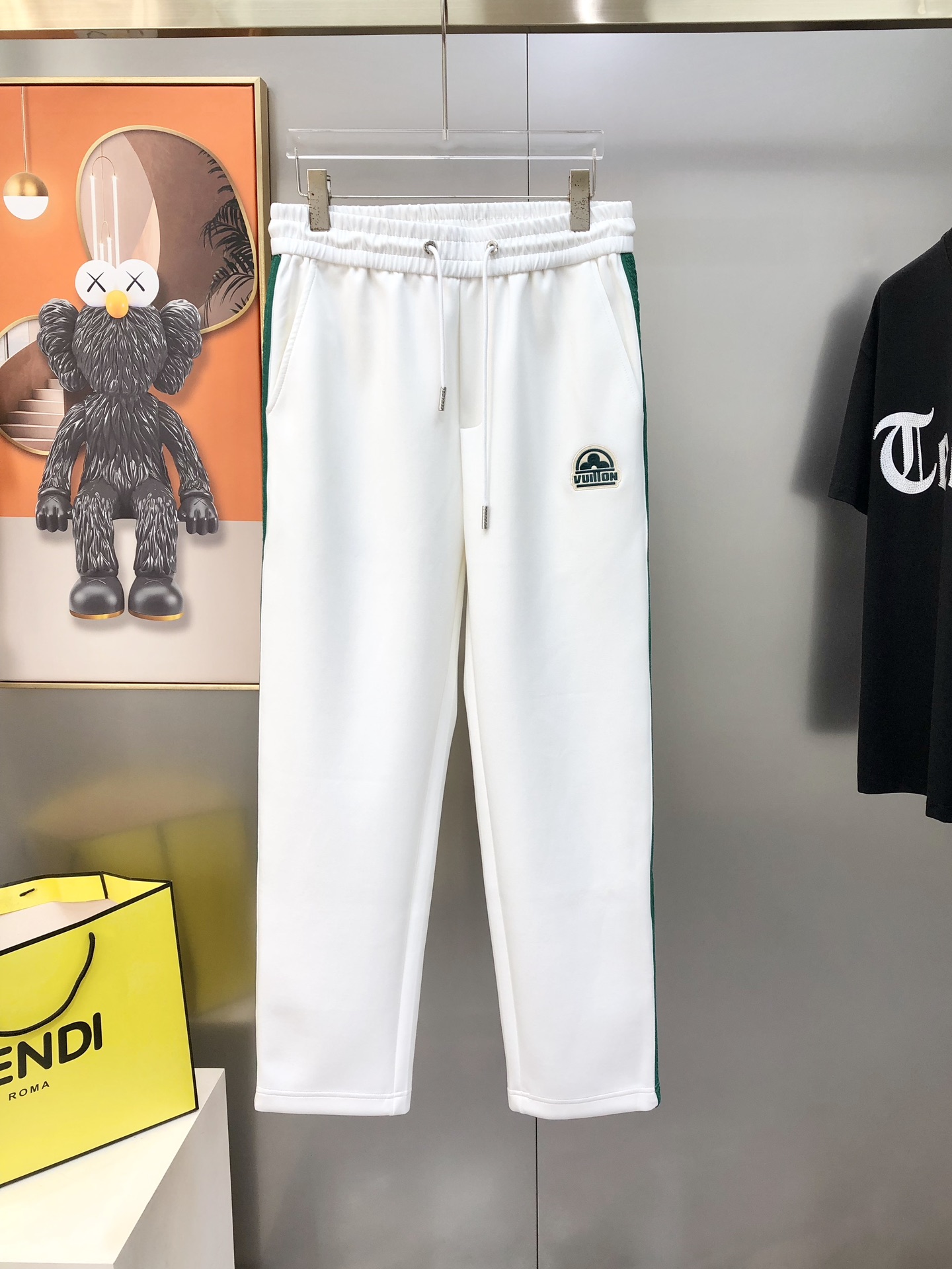 Louis Vuitton Male Basic Clothing Cotton Black M-l-xl