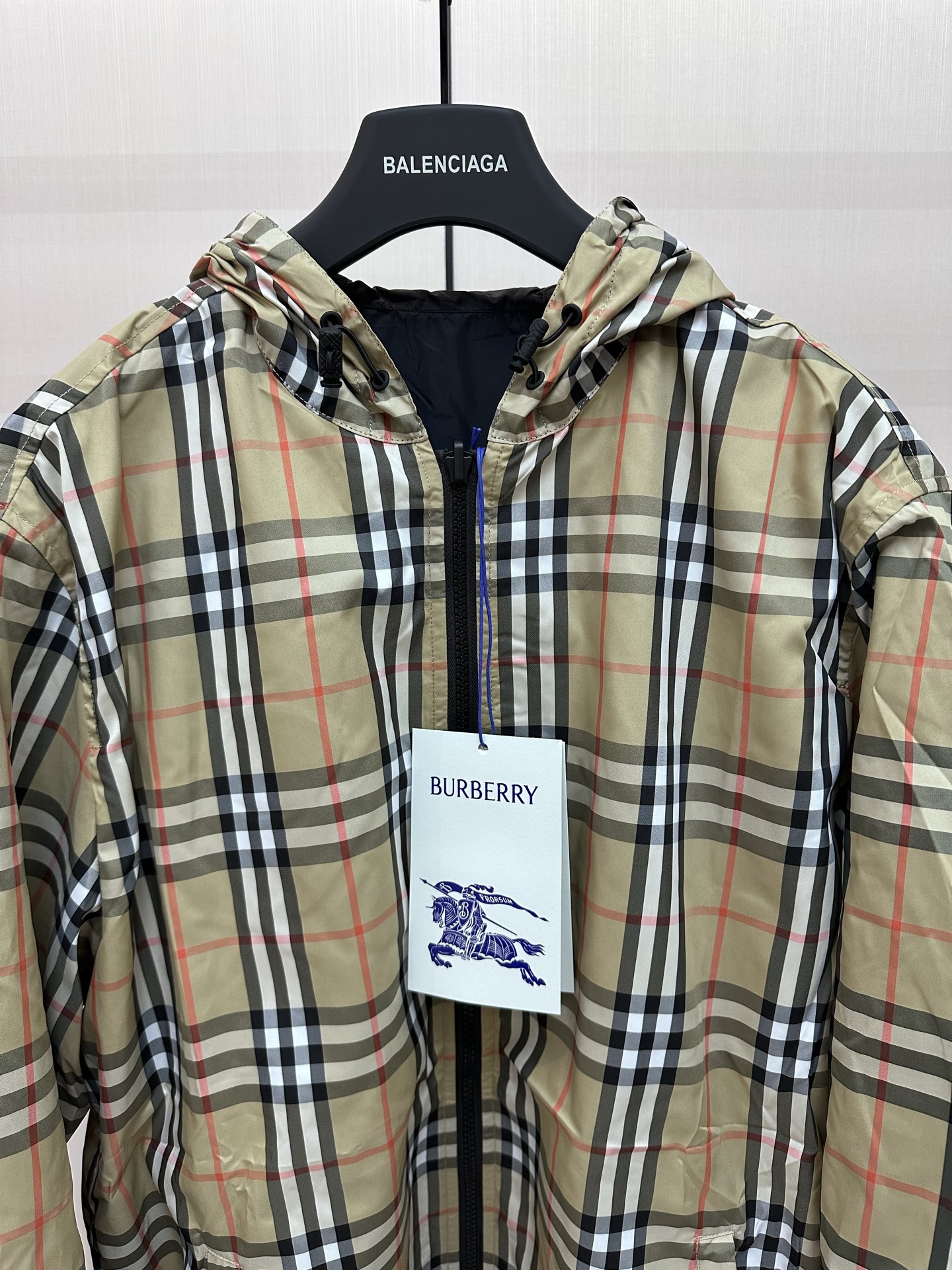 Burberry Couple Basic Clothing Plaid M-xl