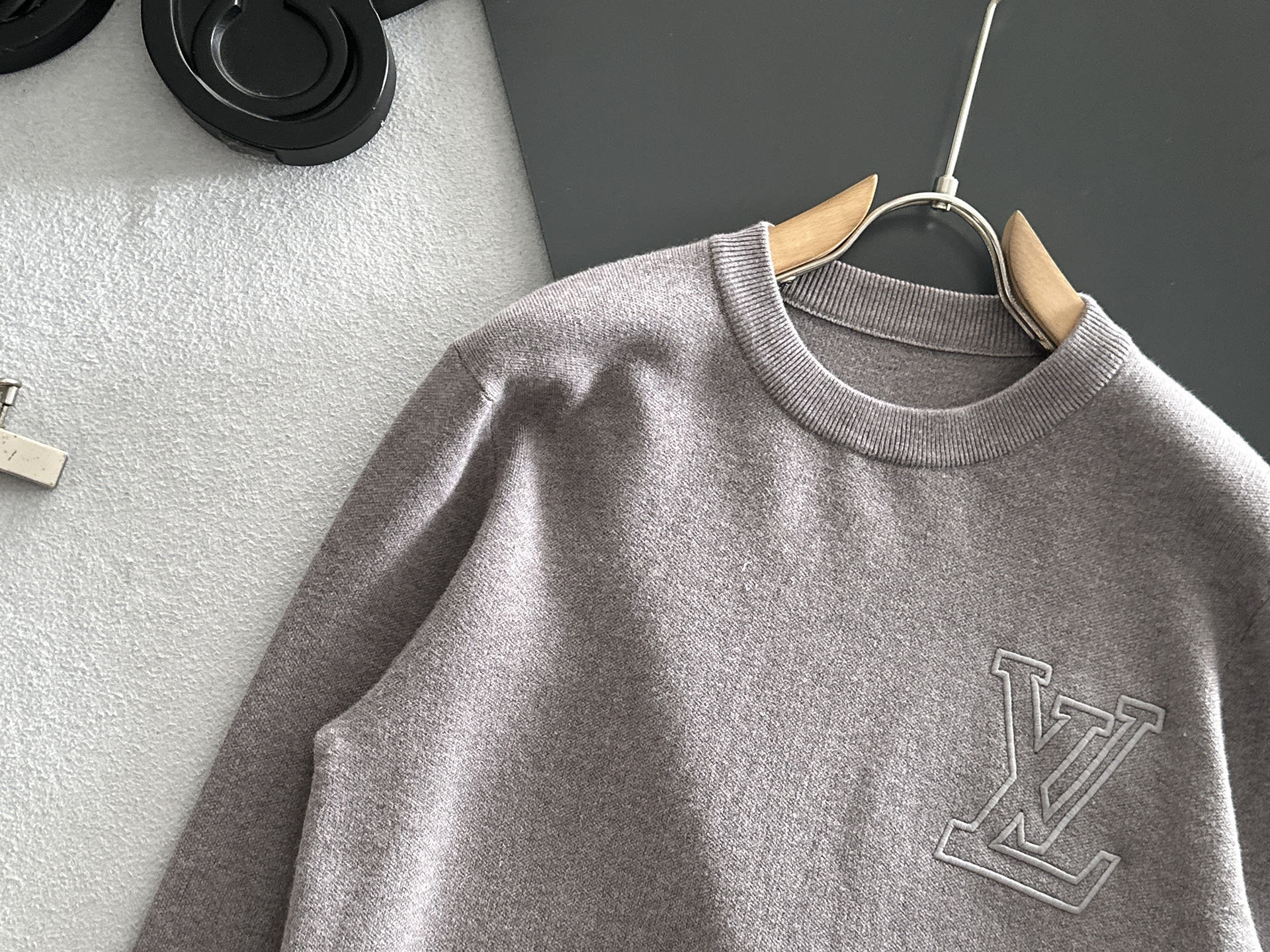 Louis Vuitton Couple Basic Clothing Wool M-l-xl